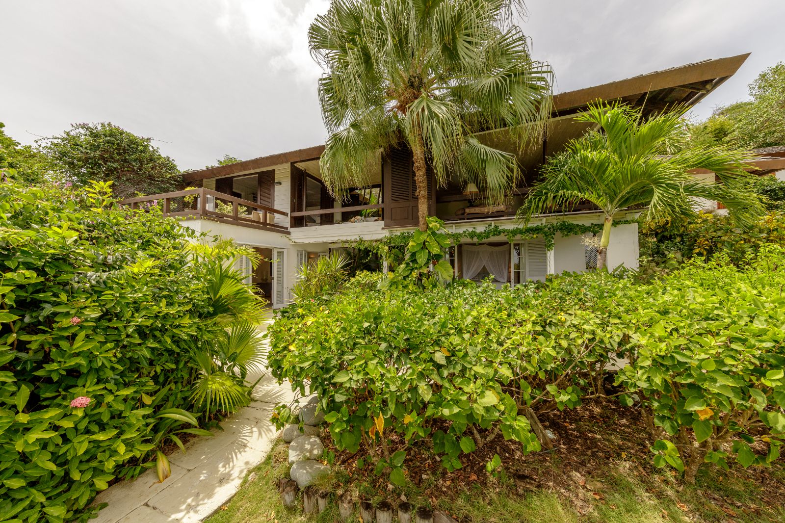 Exterior at Tetto Rosso in Mustique 