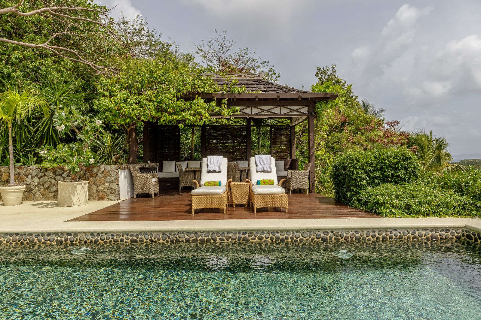 Pool 1 at Tetto Rosso in Mustique 