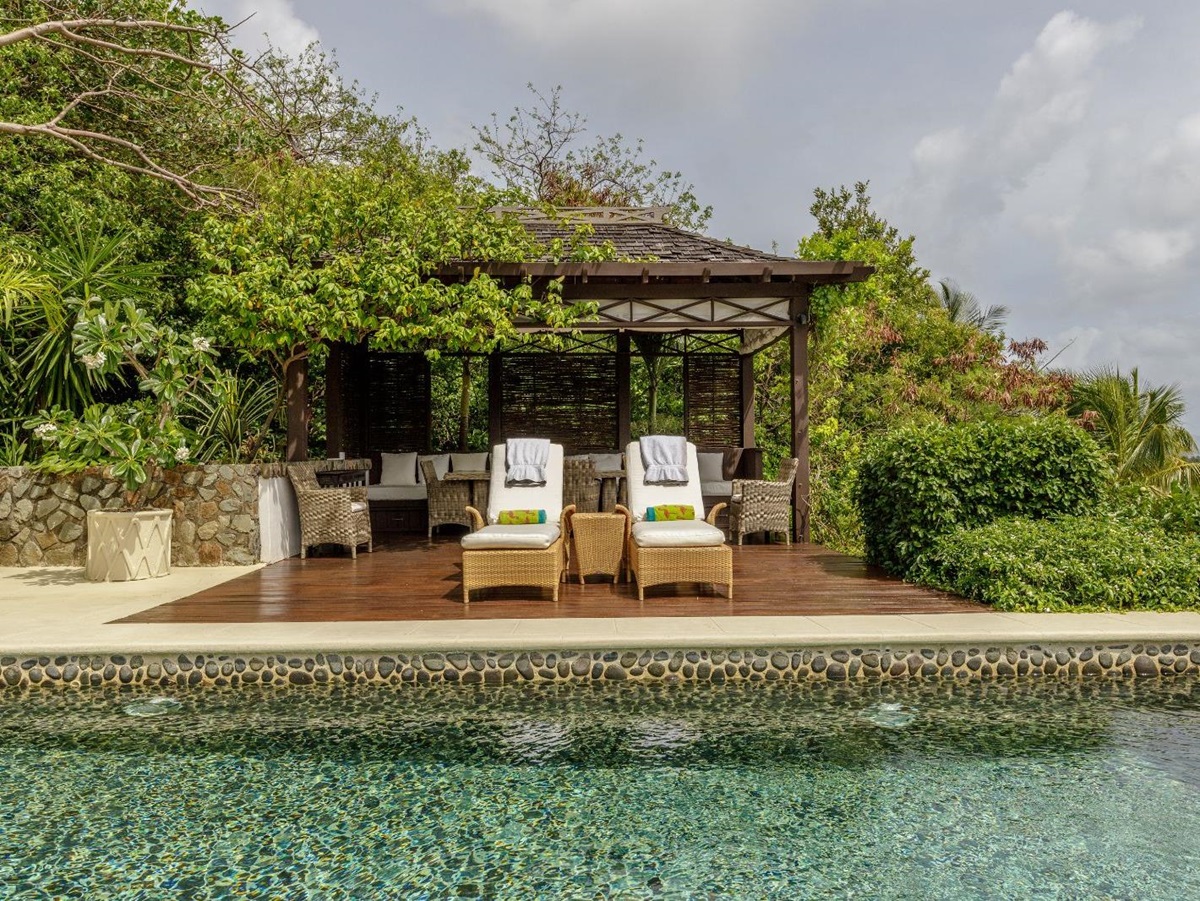Pool 1 at Tetto Rosso in Mustique