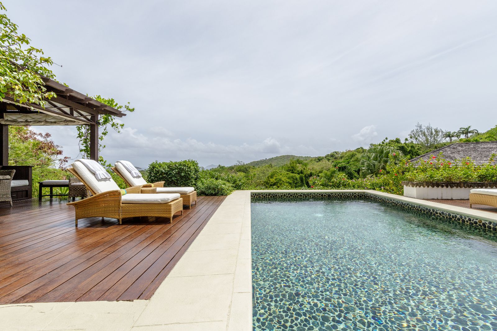 Swimming Pool at Tetto Rosso in Mustique 
