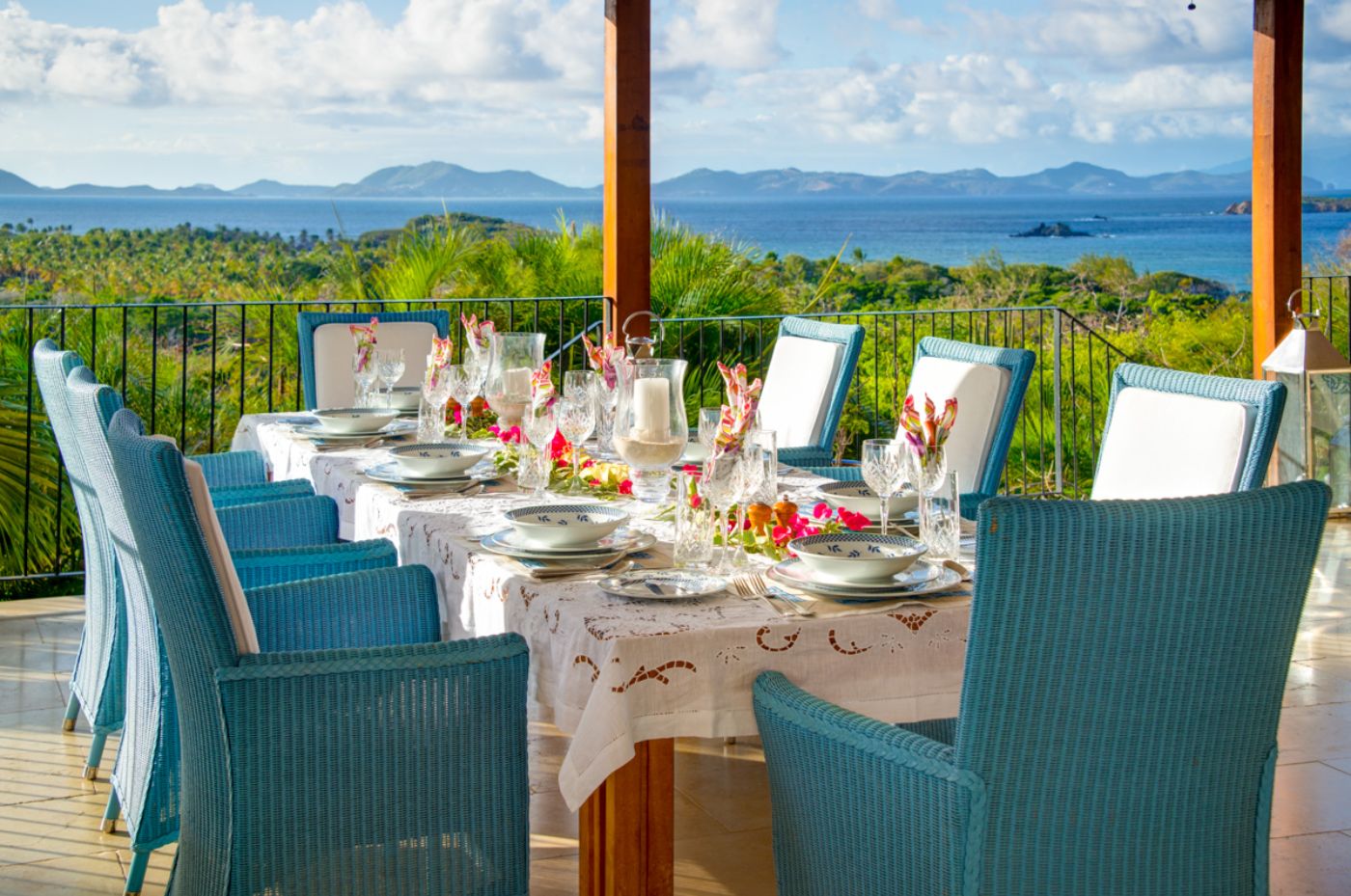 Dining at Ti Soleil in Mustique