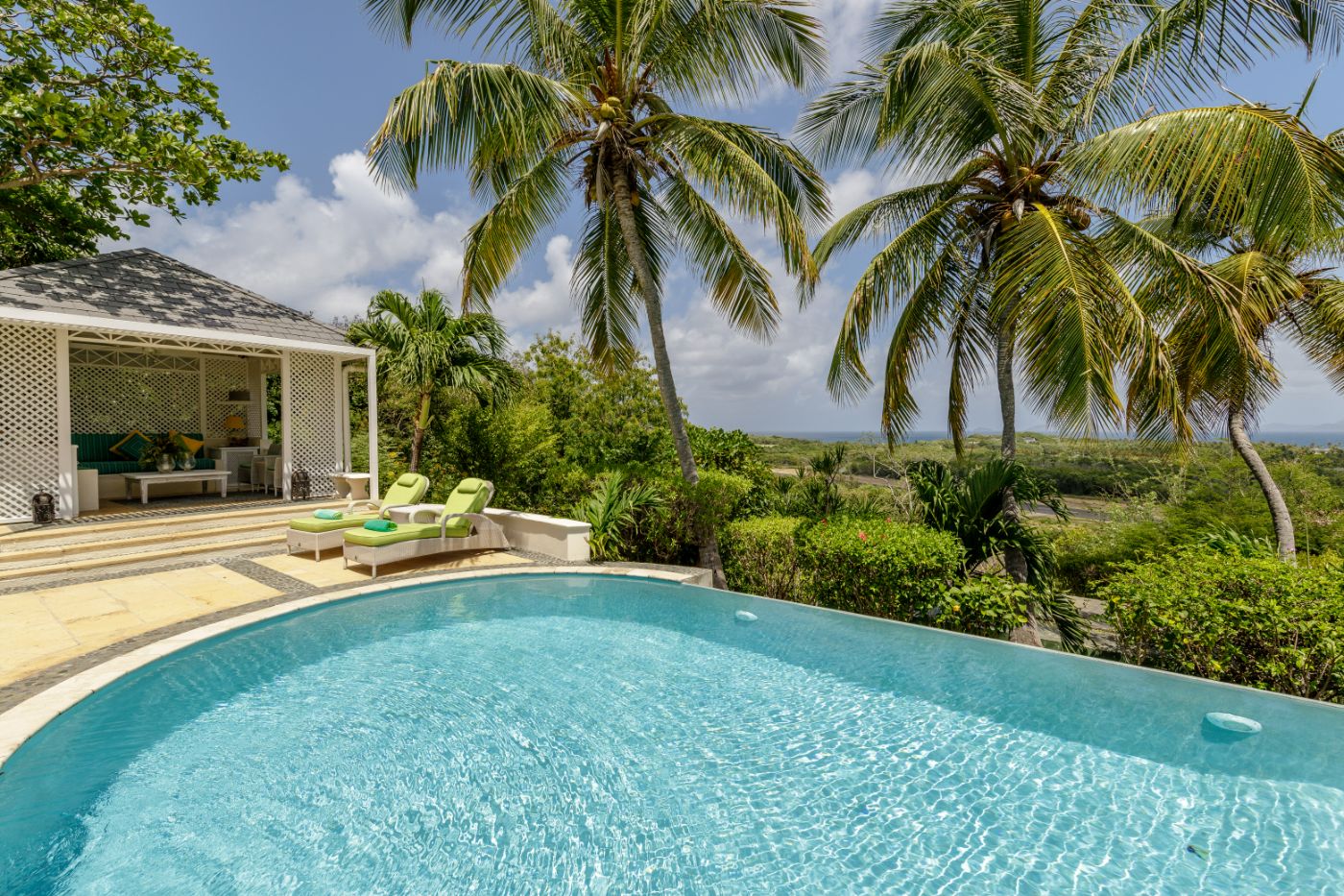 Pool View at Ti Soleil in Mustique