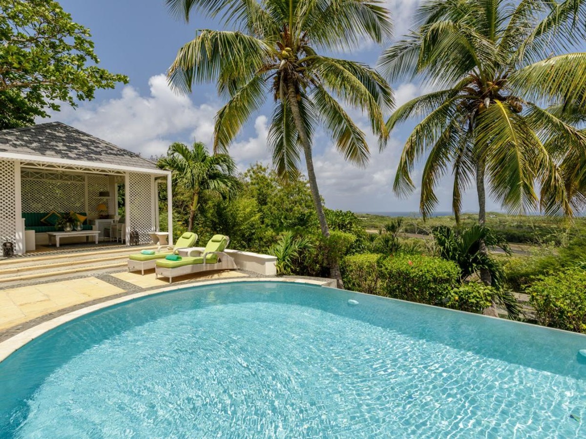 Pool View at Ti Soleil in Mustique