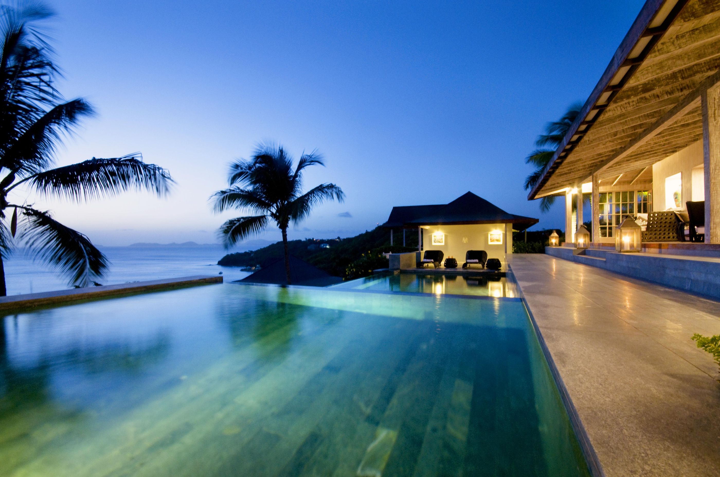 Swimming pool of Tortuga, Mustique