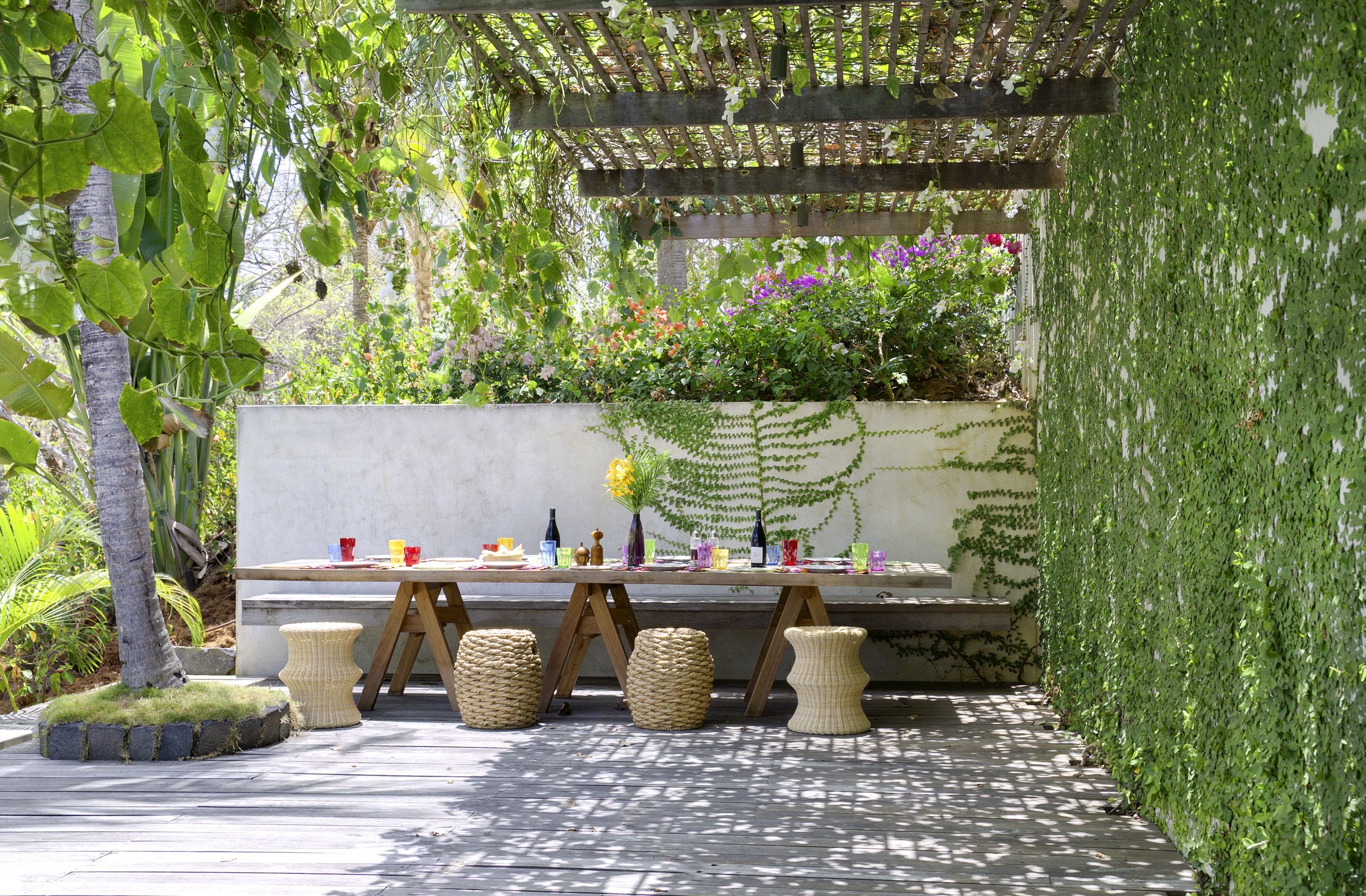 Terrace of Villa America, Mustique