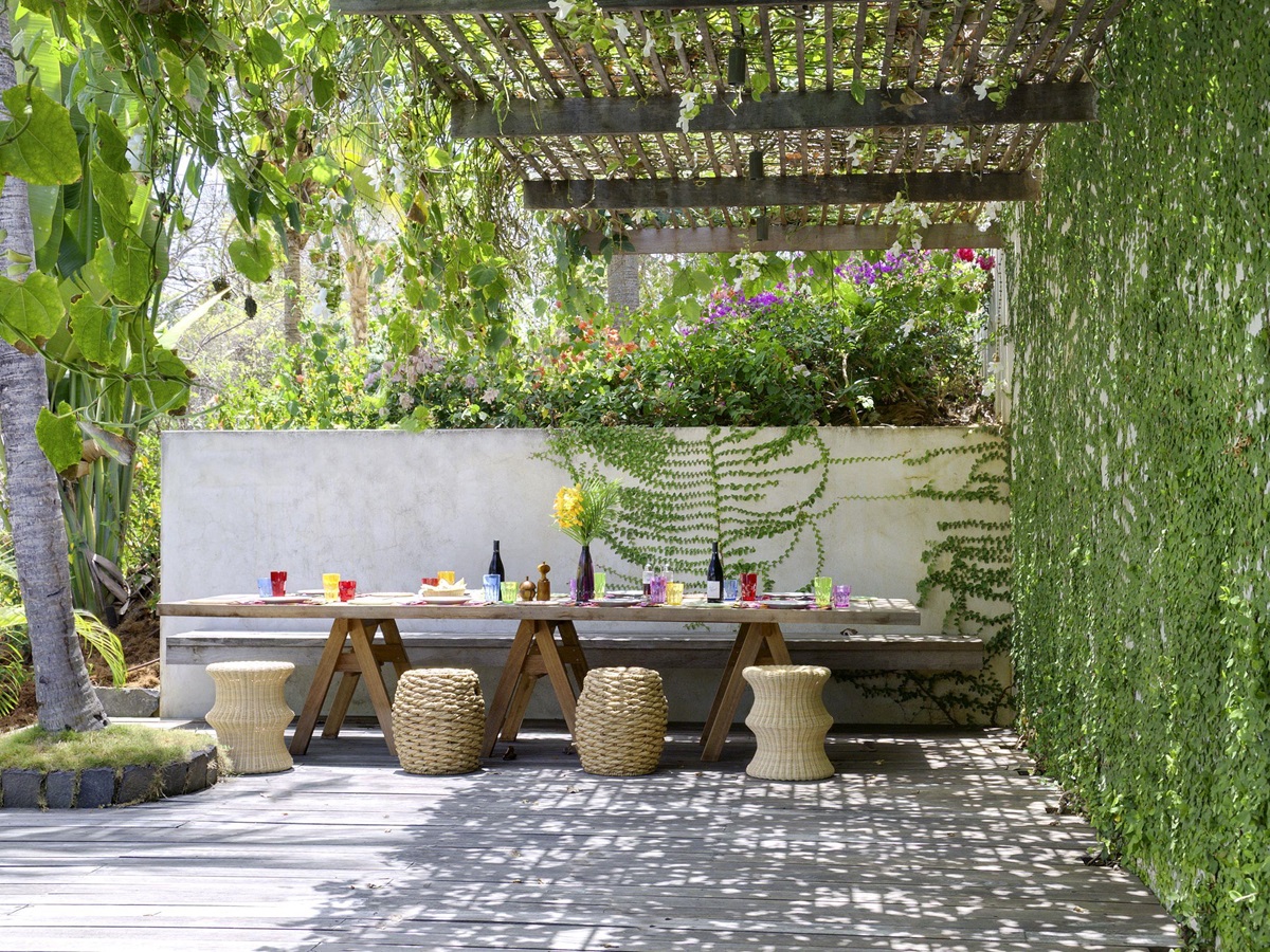 Terrace of Villa America, Mustique