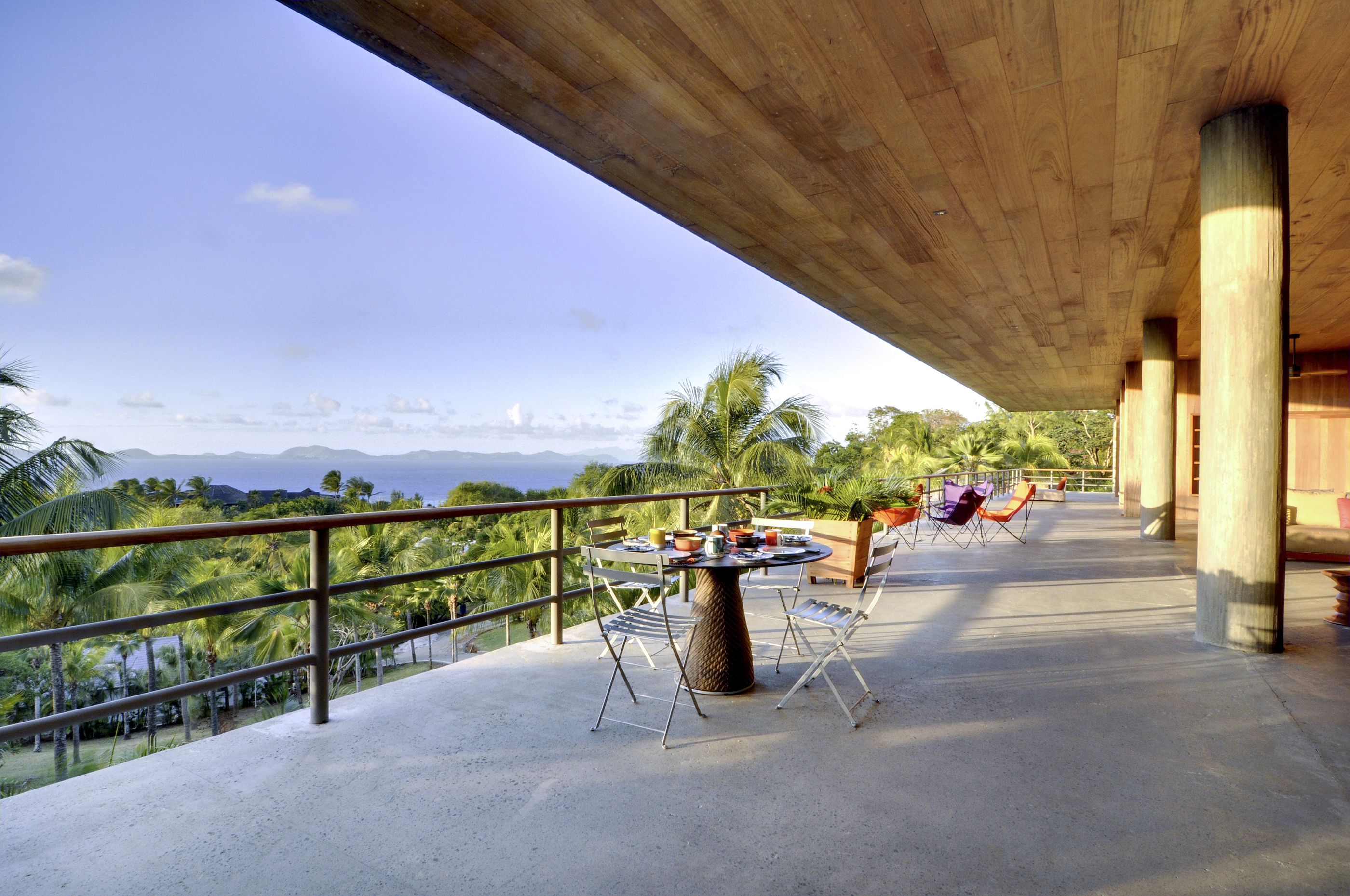 Balcony of Villa America, Mustique