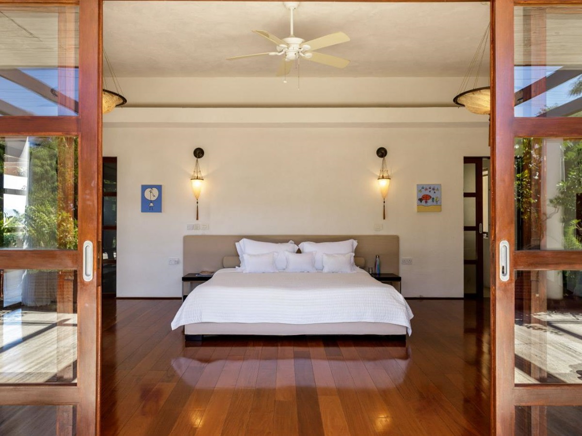 Bedroom 1 at Wyler House in Mustique