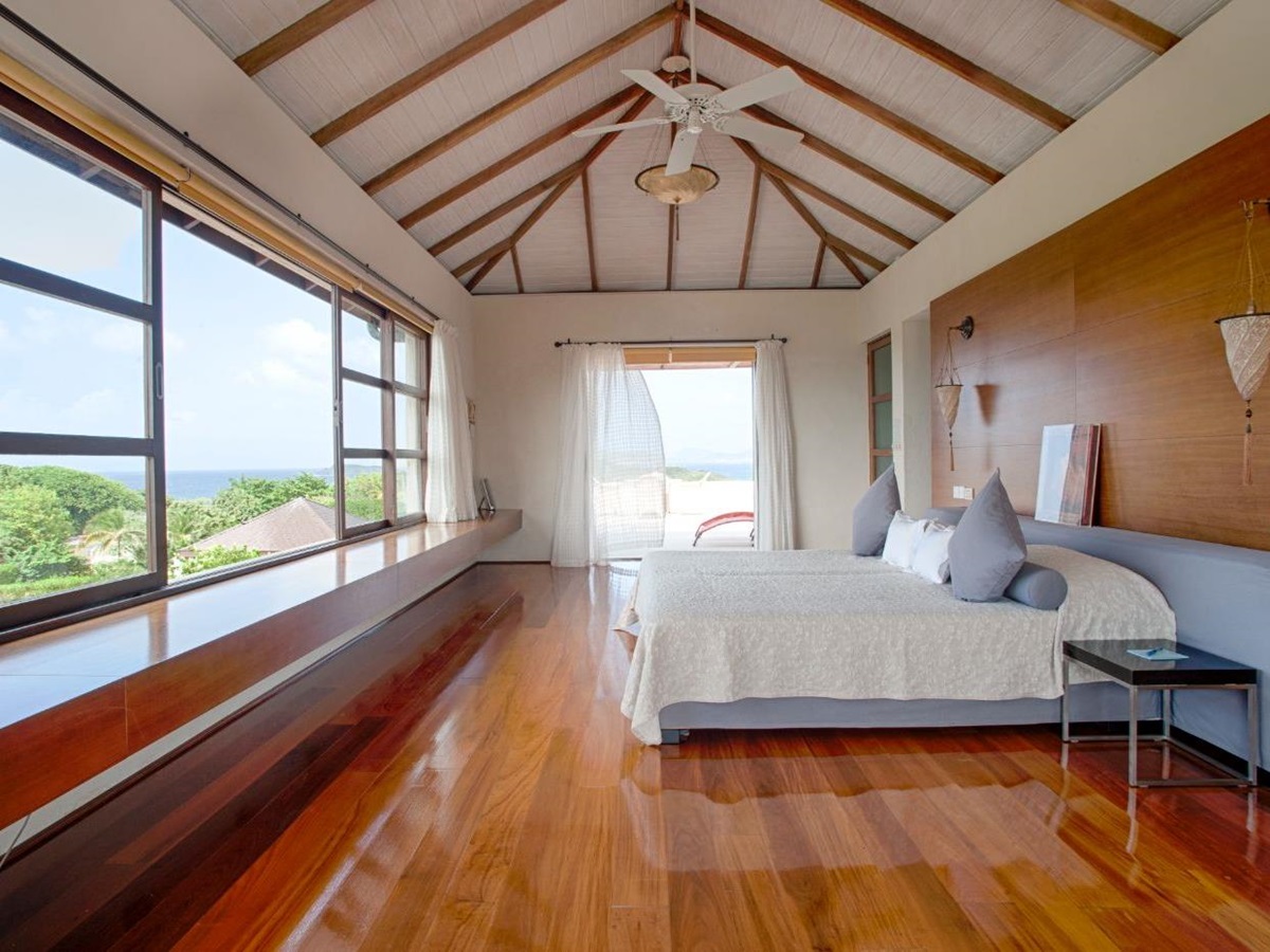 Bedroom 3 at Wyler House in Mustique