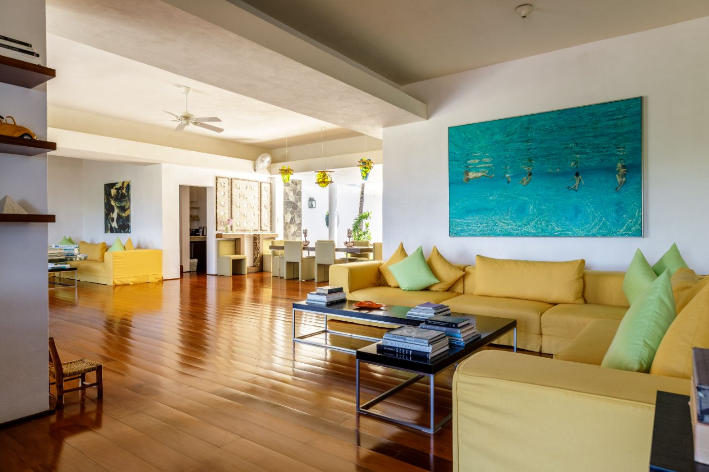 Living Room at Wyler House in Mustique