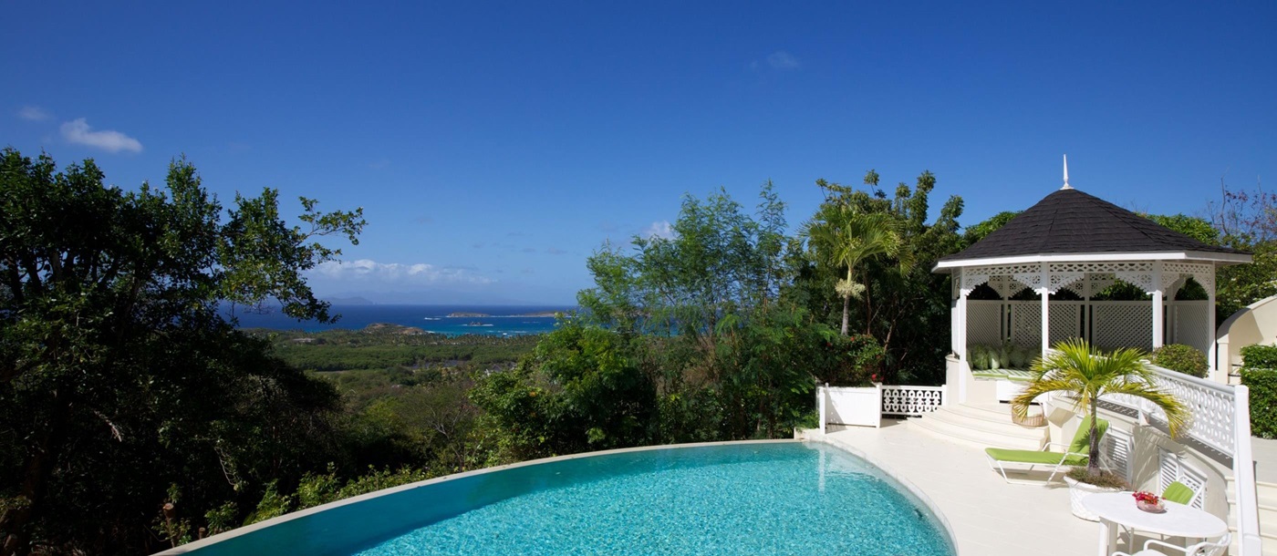 Swimming pool of Zinnia, Mustique