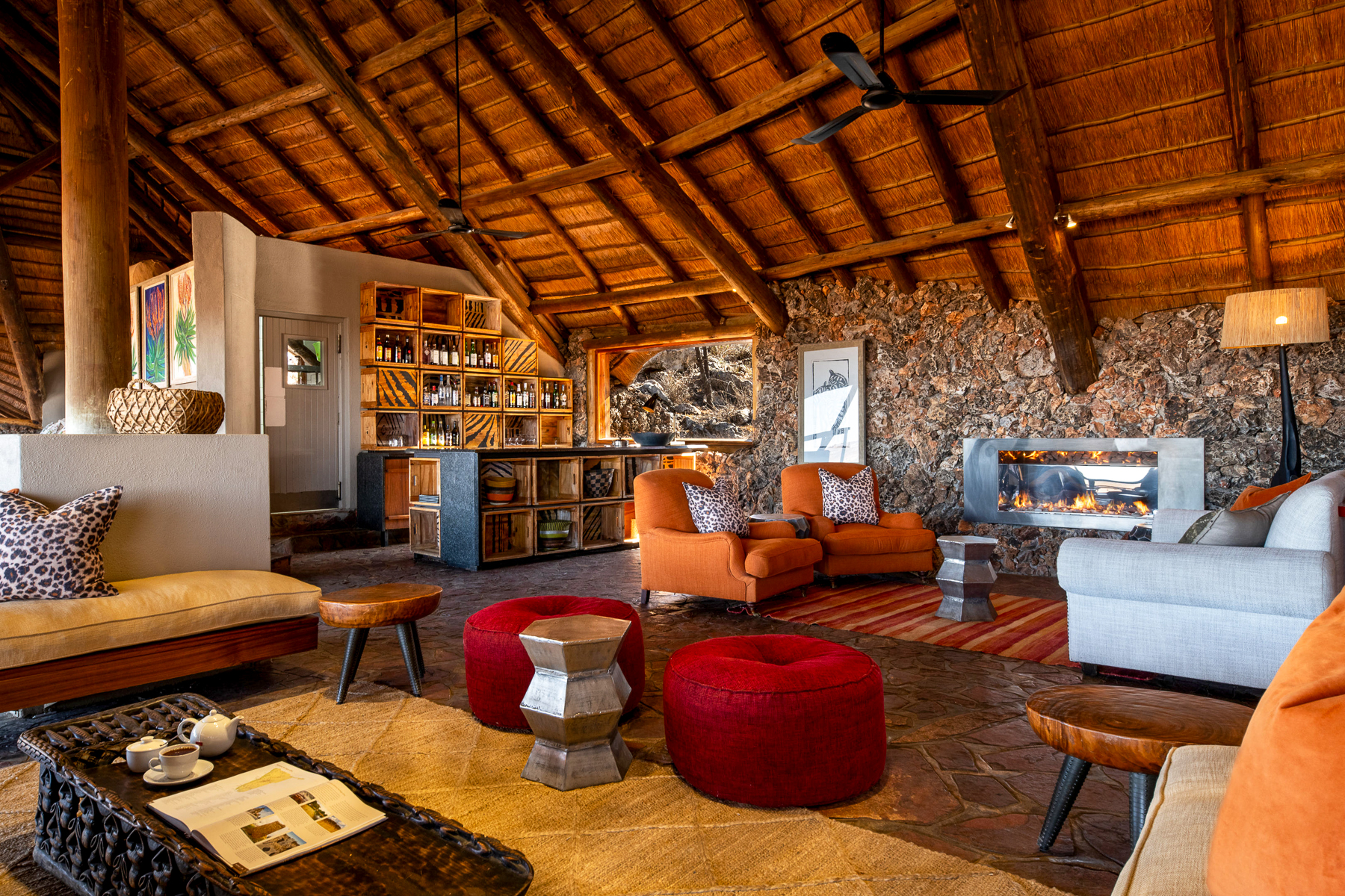 Lounge at Horizon by Ongava in Namibia