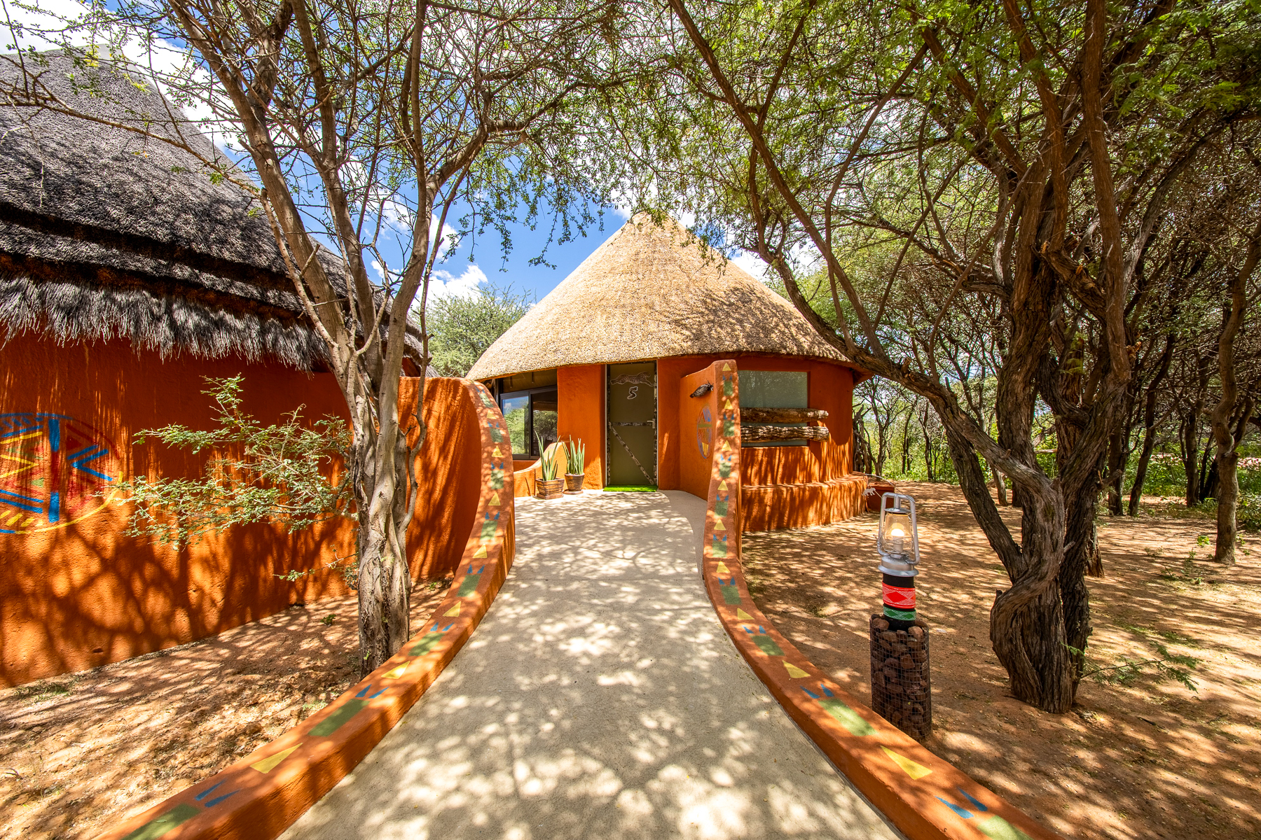 Exterior of Okonjima Luxury Bush Camp in Namibia