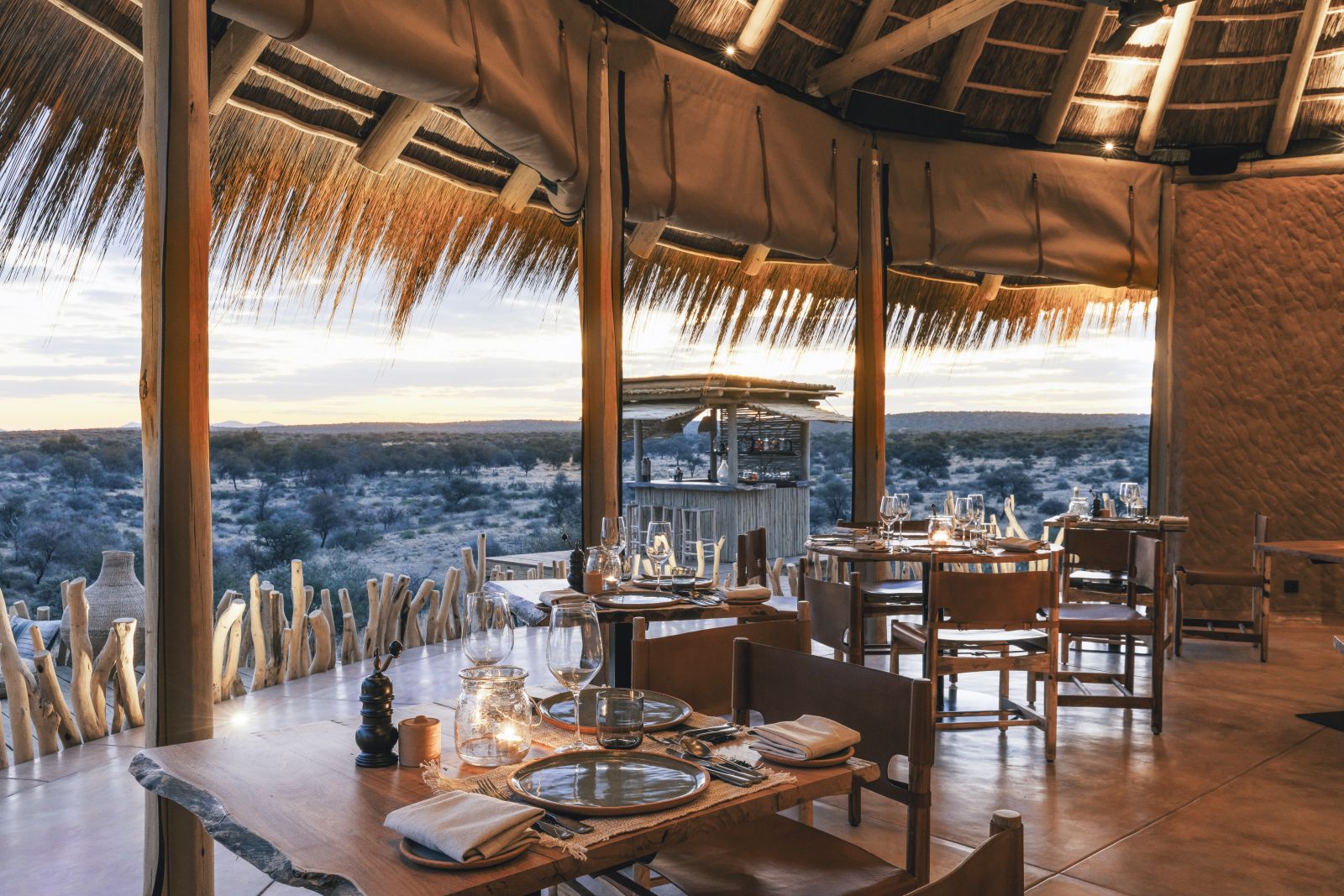 Restaurant at Omaanda, Namibia