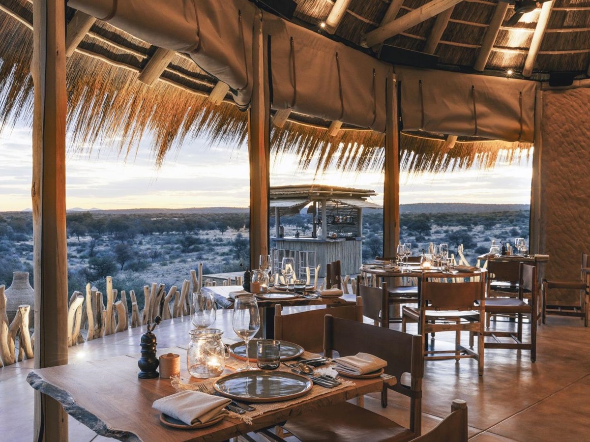 Restaurant at Omaanda, Namibia