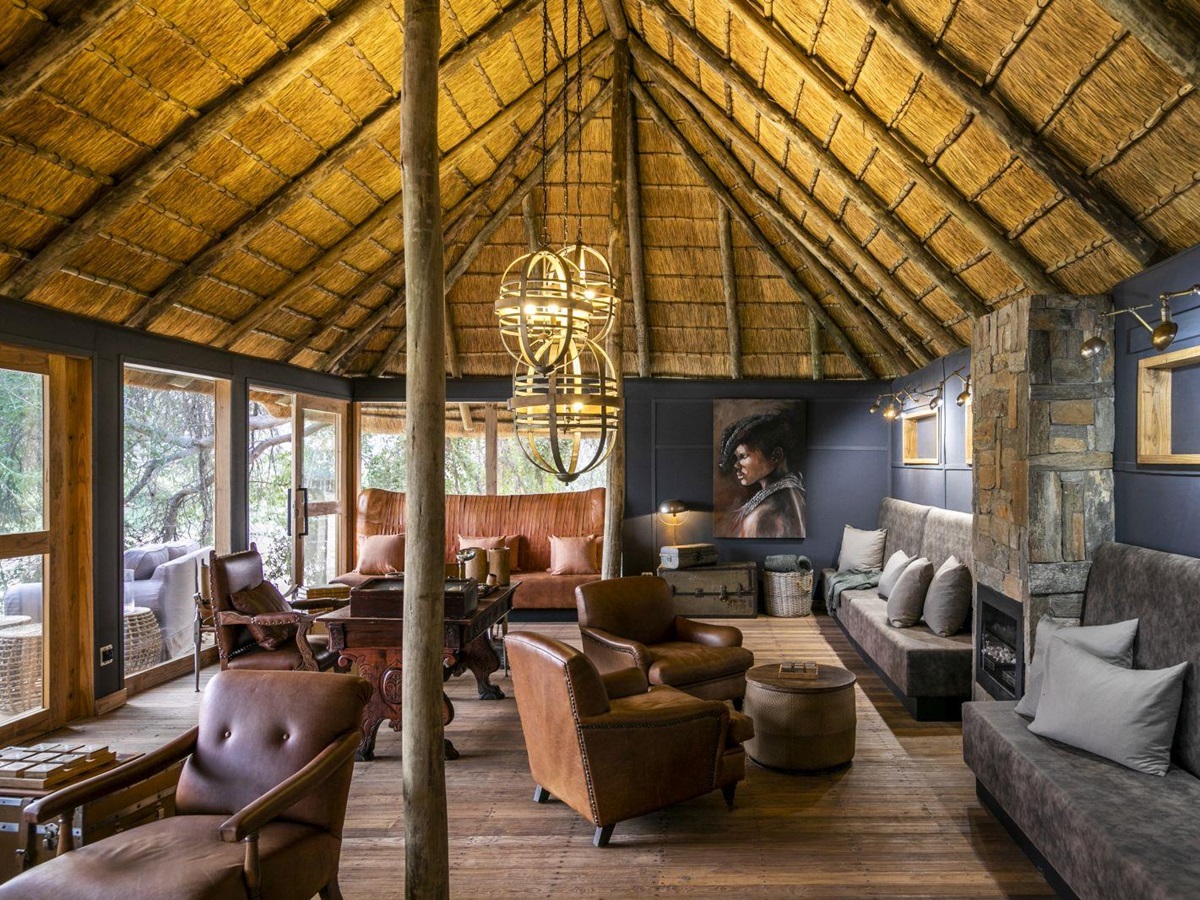 Sitting room at Serra Cafema in Namibia