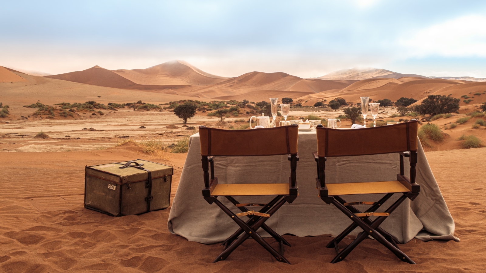 Private dining at Sossusvlei