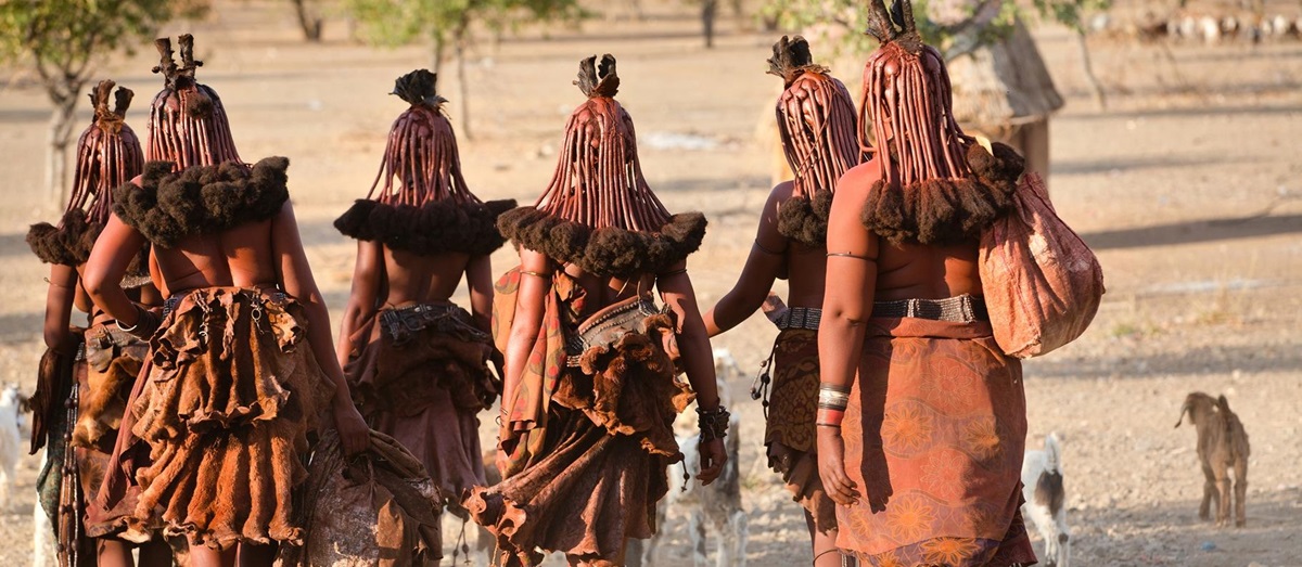Women of the Himba tribe in Namibia