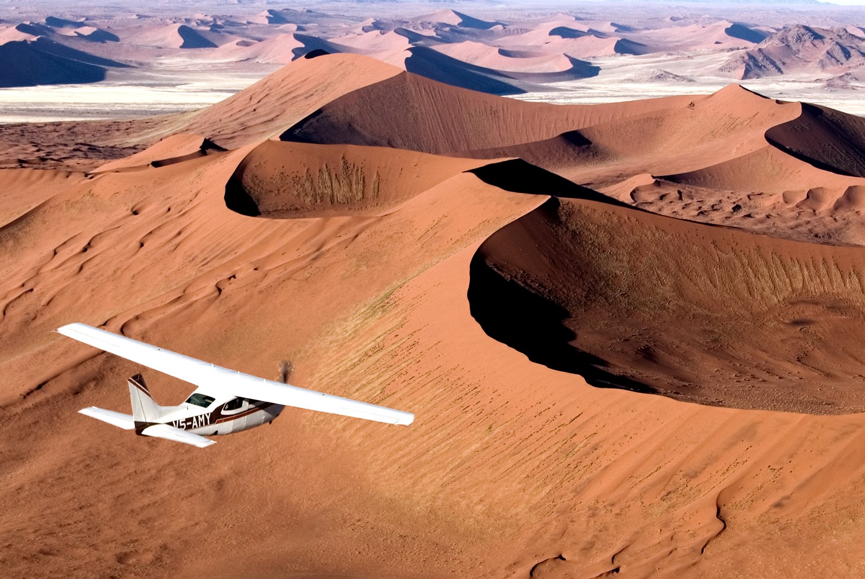 A flying safari in Namibia