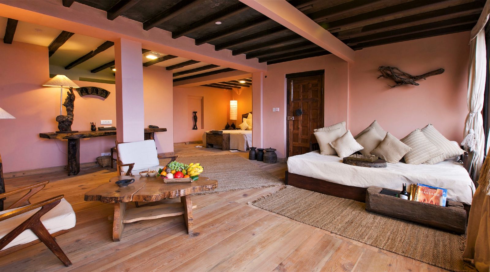 Spacious junior suite at Dwarika's Resort Dhulikhel Nepal