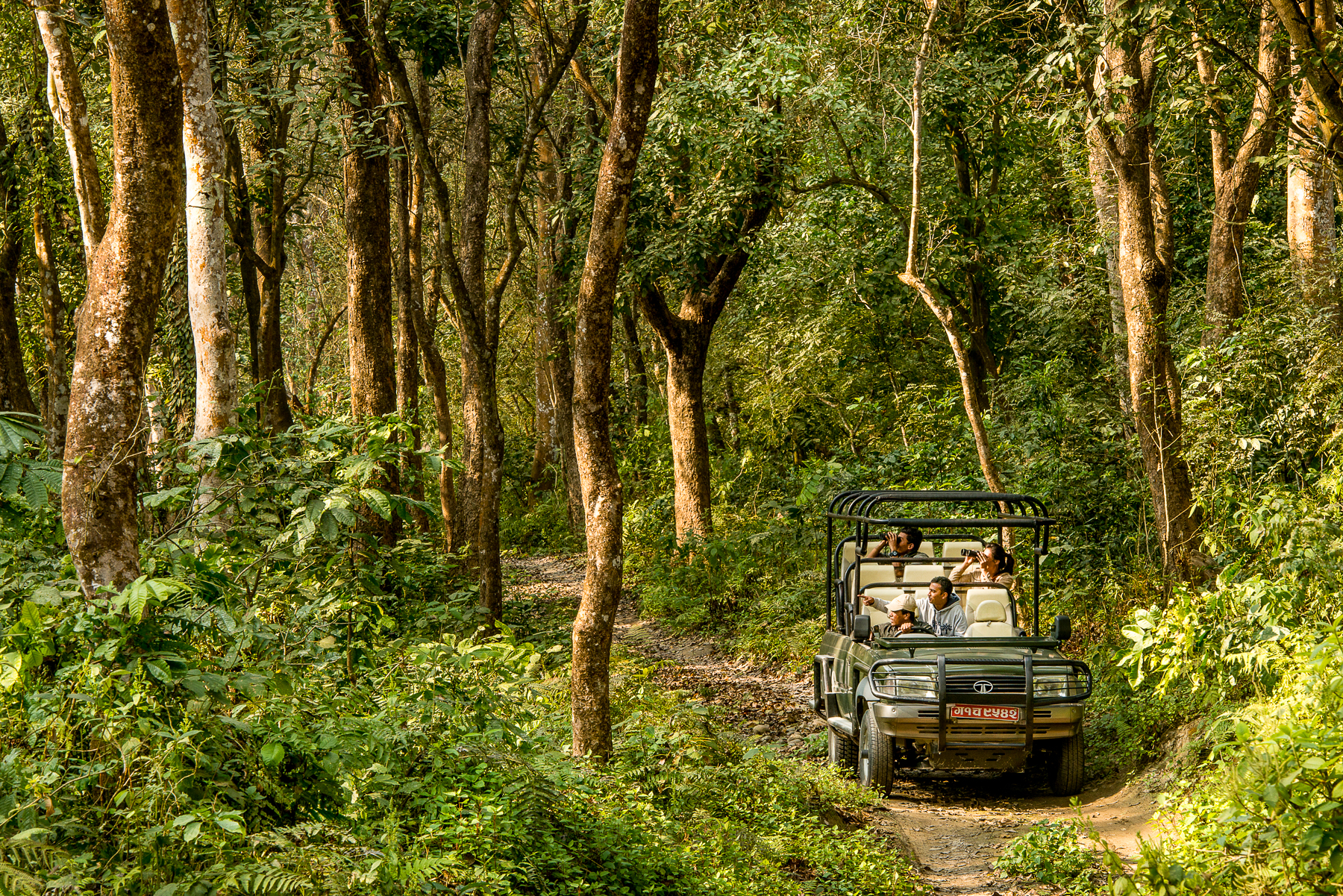 Jeep safari from Seti River Camp in Nepal