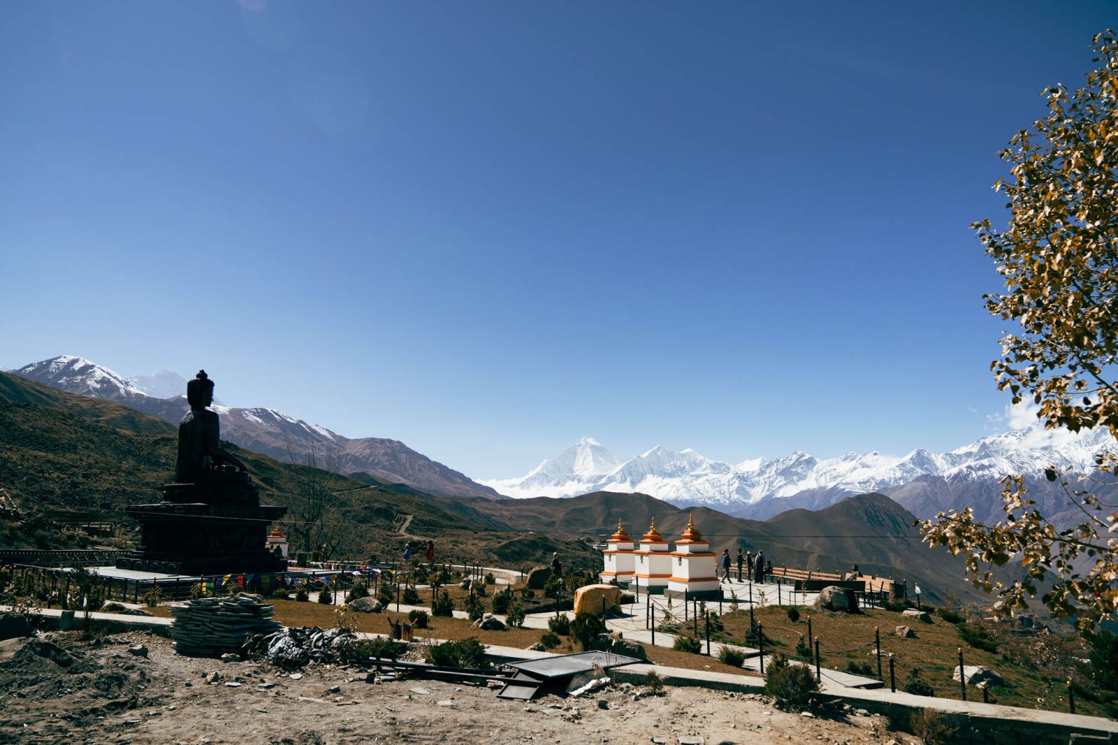 Muktinath Buddha statue near Shinta Mani Mustang A Bensley Collection in Jomsom, Nepal