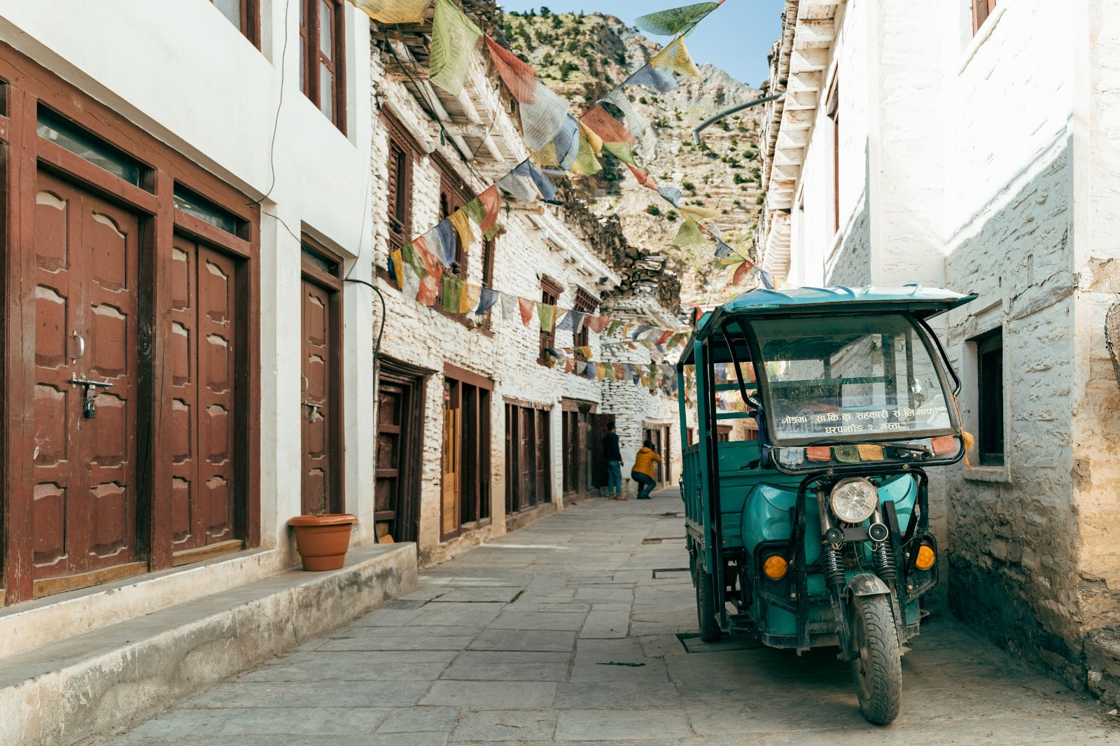 A tuk tuk in the street near https://www.redsavannah.com/europe/montenegro/hotels/regent-porto-montenegro