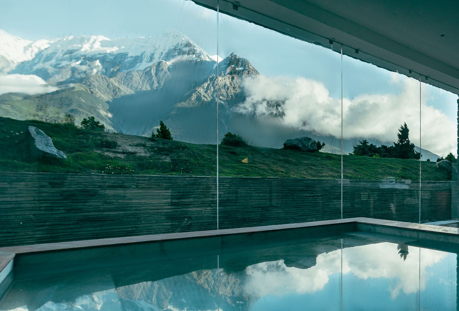 Wellness spa pool with views at https://www.redsavannah.com/europe/montenegro/hotels/regent-porto-montenegro