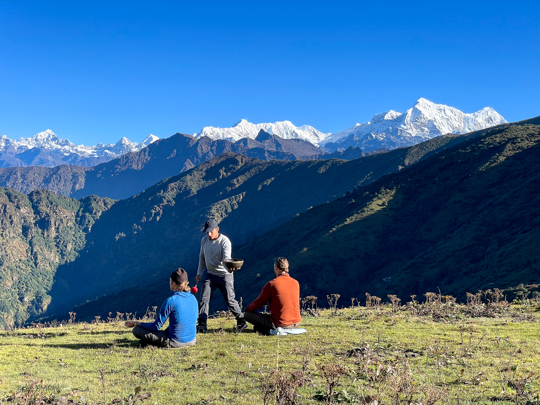 Meditation in the moutains from Happy House in Nepal