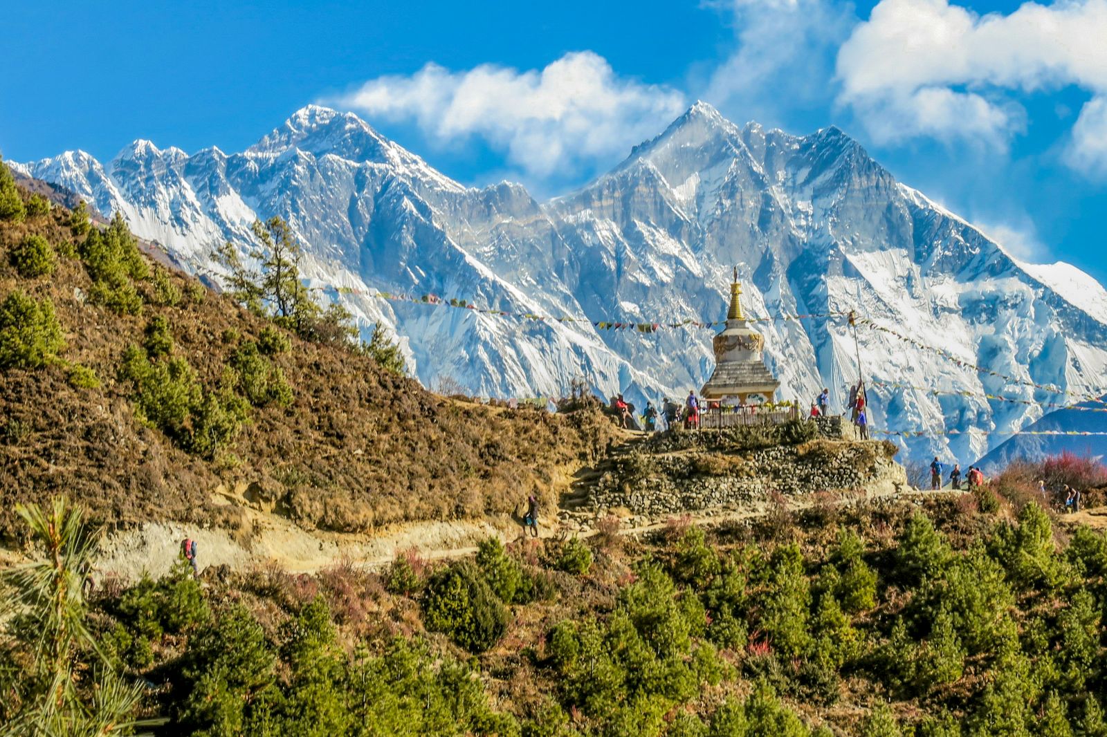 A shrine in the Himalayas