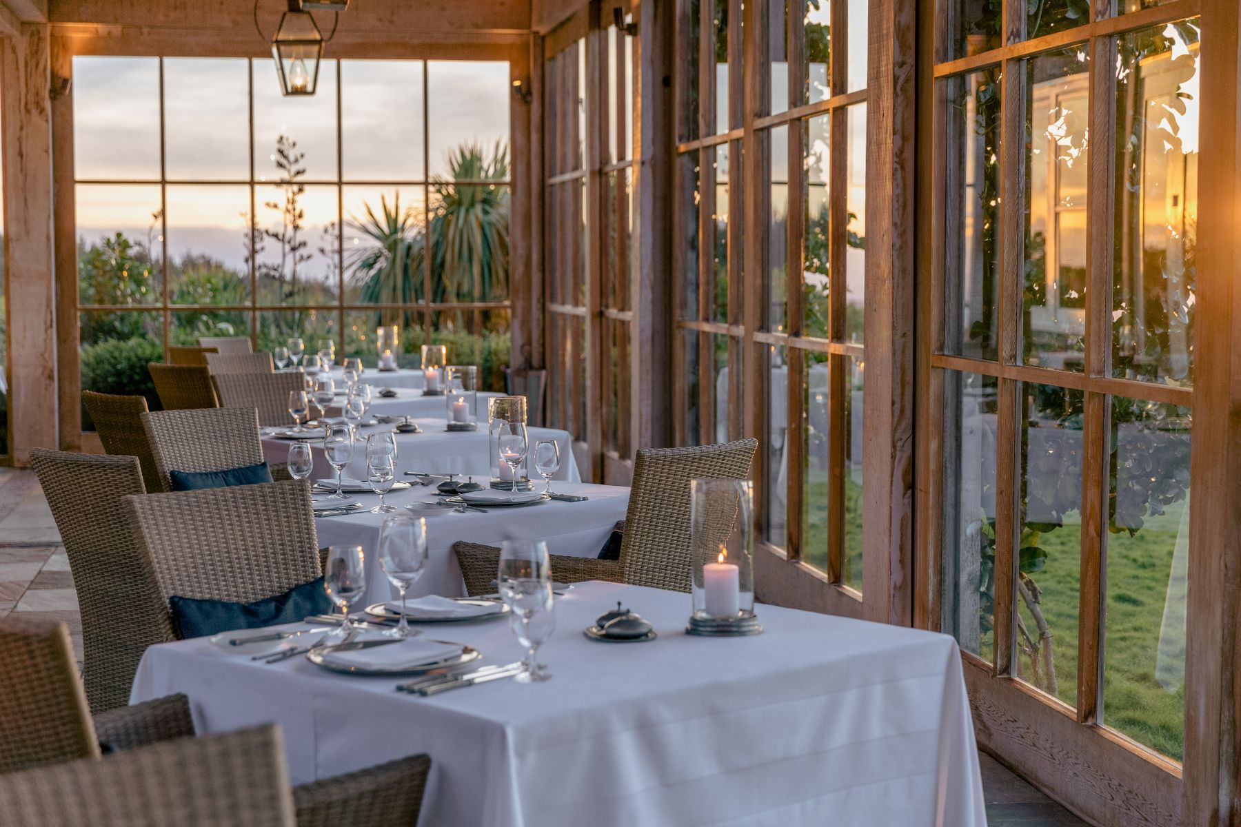 The restaurant at Rosewood Cape Kidnappers New Zealand