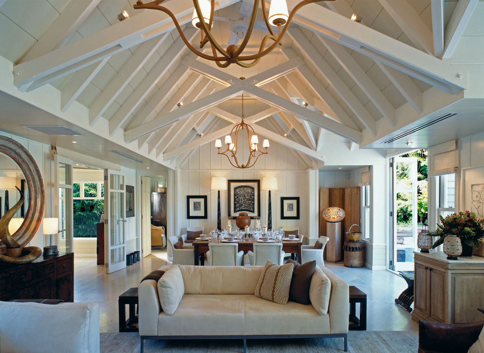Alex Van Heeran cottage living area at Huka Lodge on the Huka Falls in New Zealand