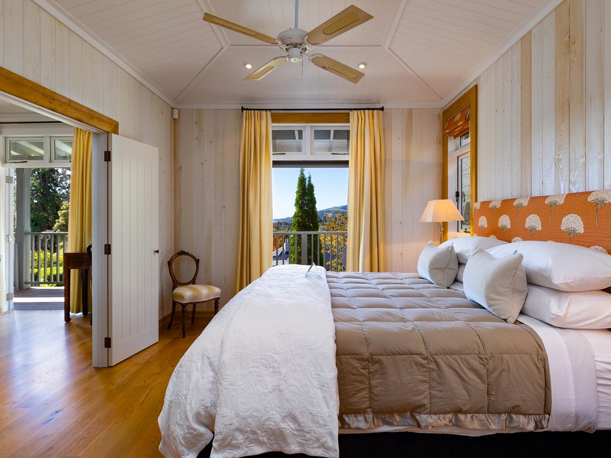 Eaton Suite Bedroom at Pihopa Retreat in Nelson, New Zealand