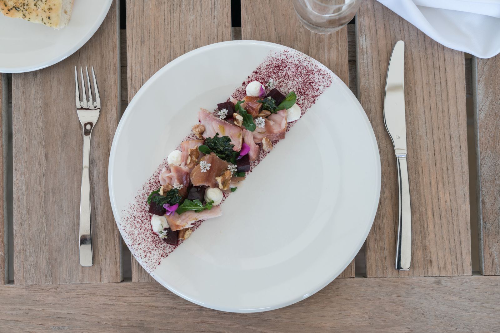 The Landing New Zealand artfully assembled cuisine of fresh fish 
