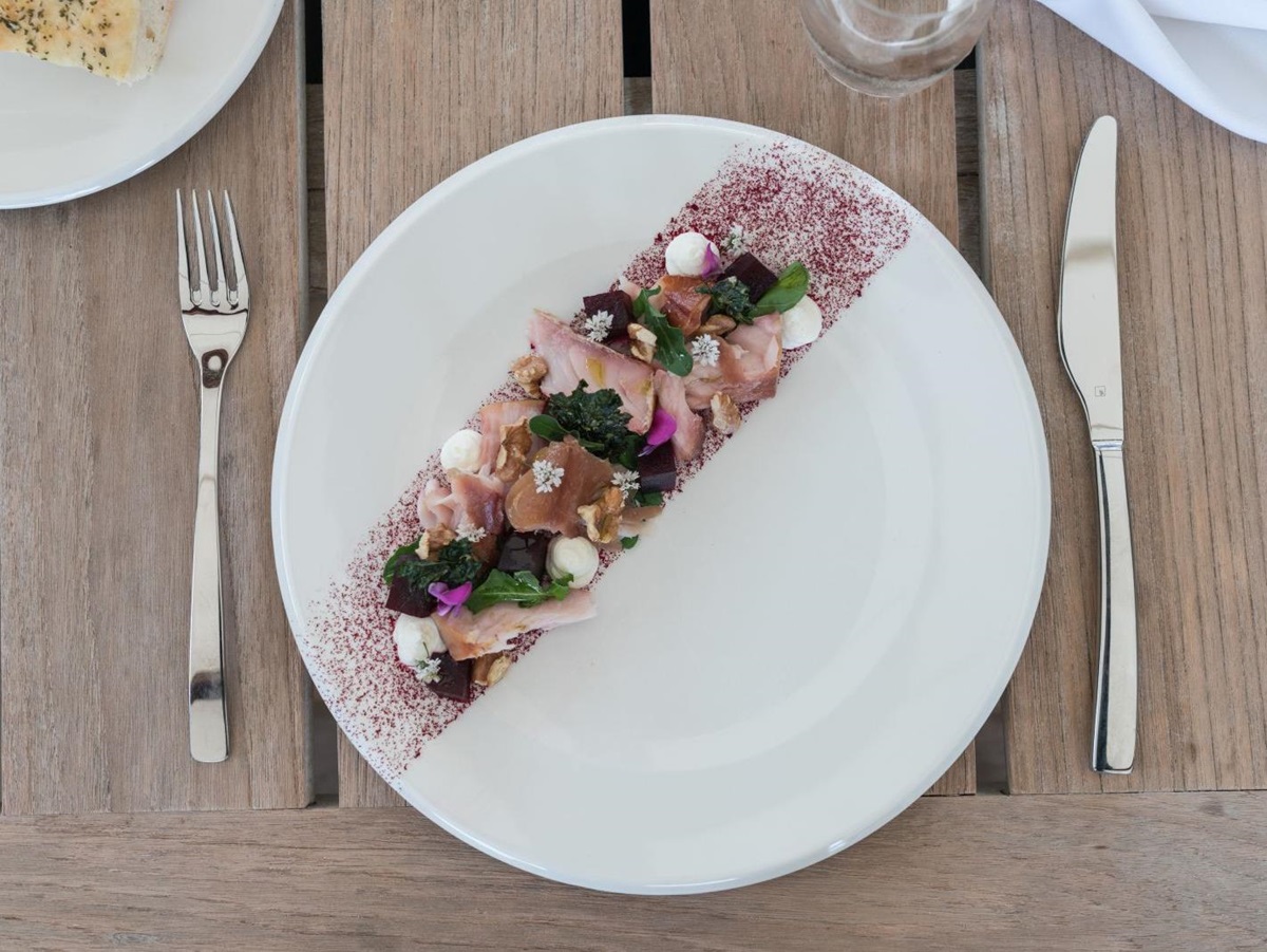 The Landing New Zealand artfully assembled cuisine of fresh fish
