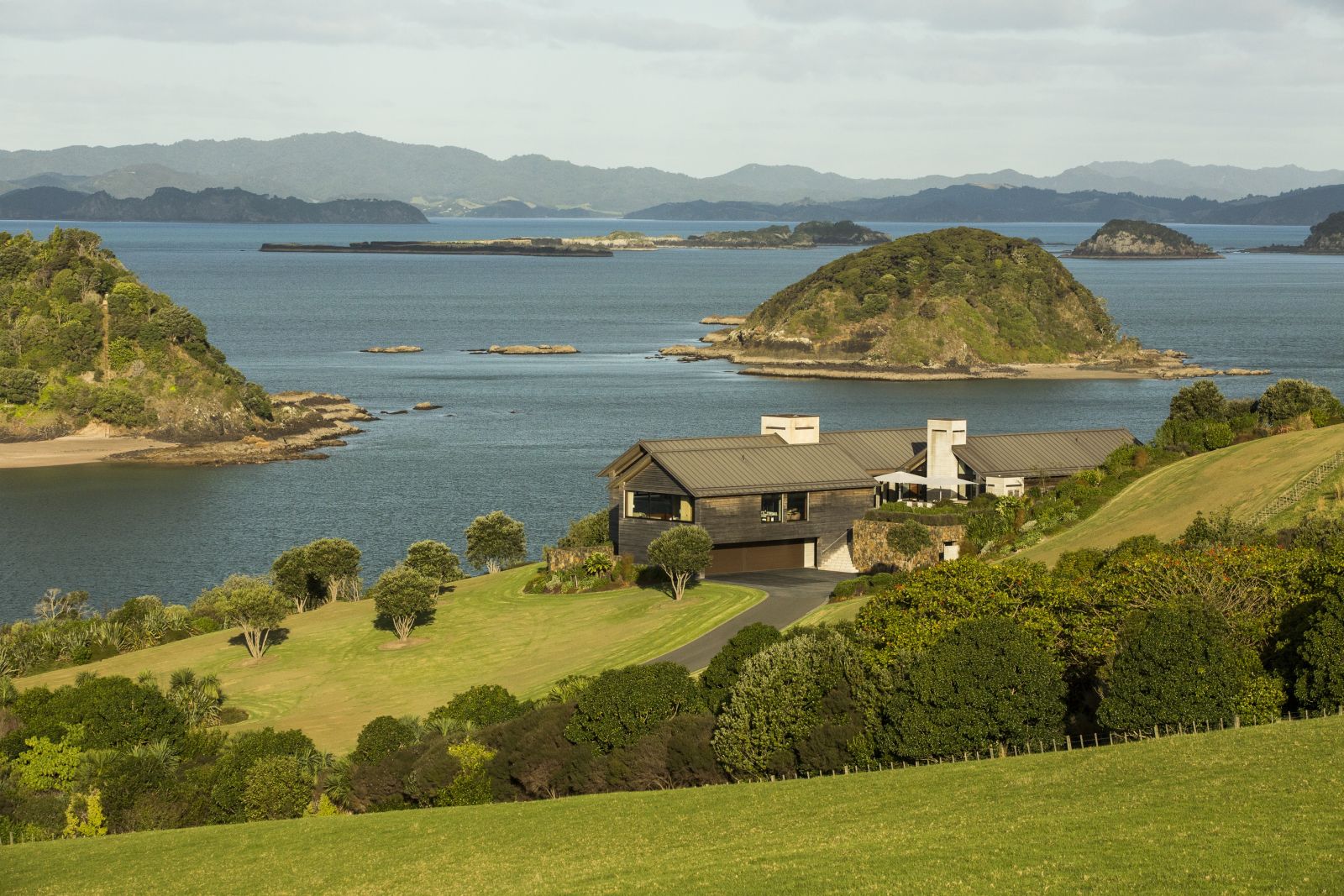 The Landing New Zealand The Gabriel exterior with views over the bay