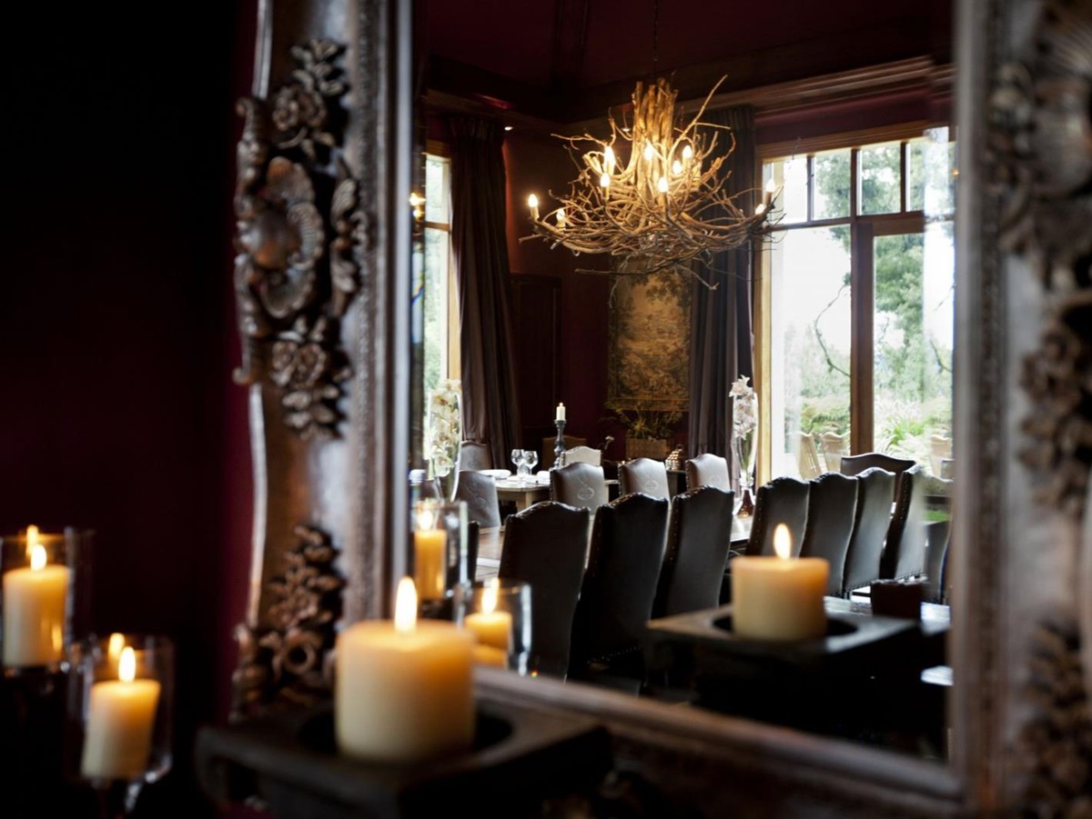Main dining room area at Treetops Lodge & Estate in Rotorua, New Zealand