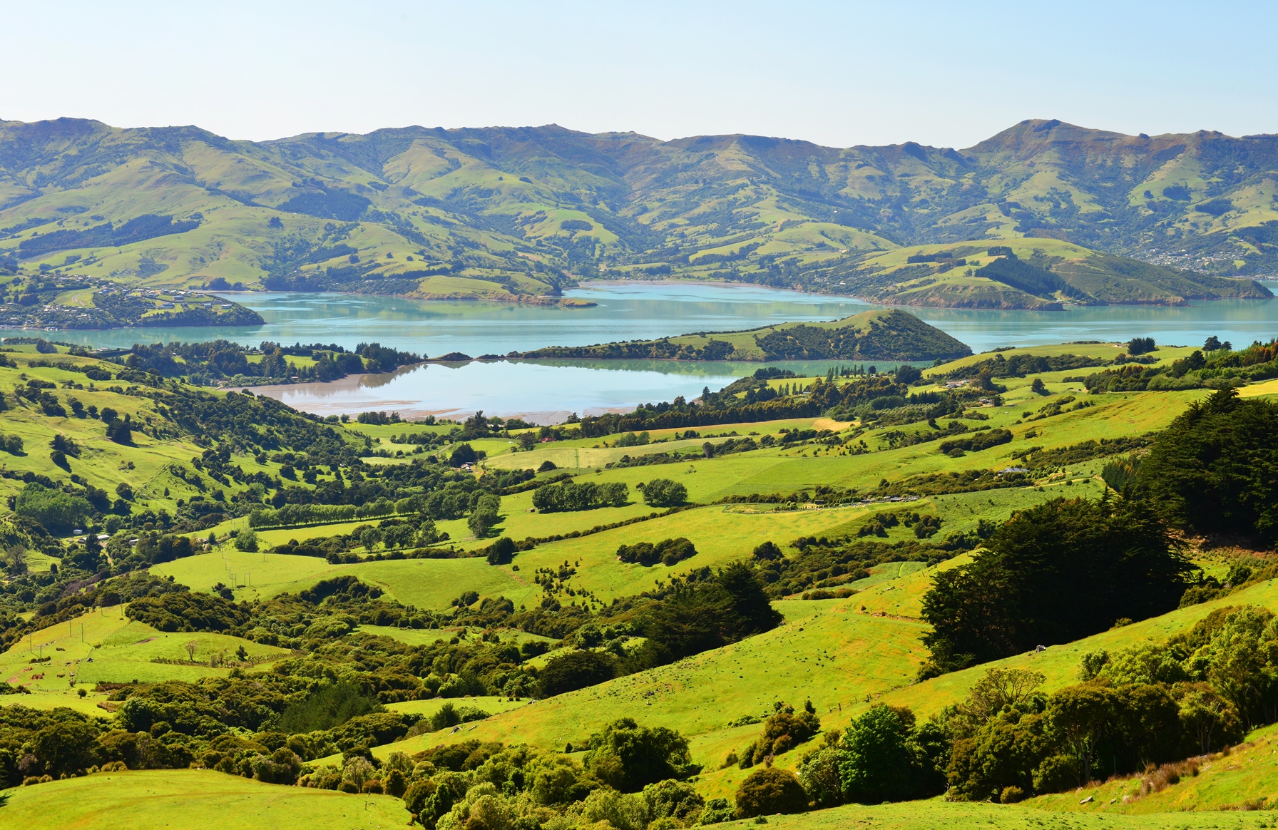 Akaroa in New Zealand