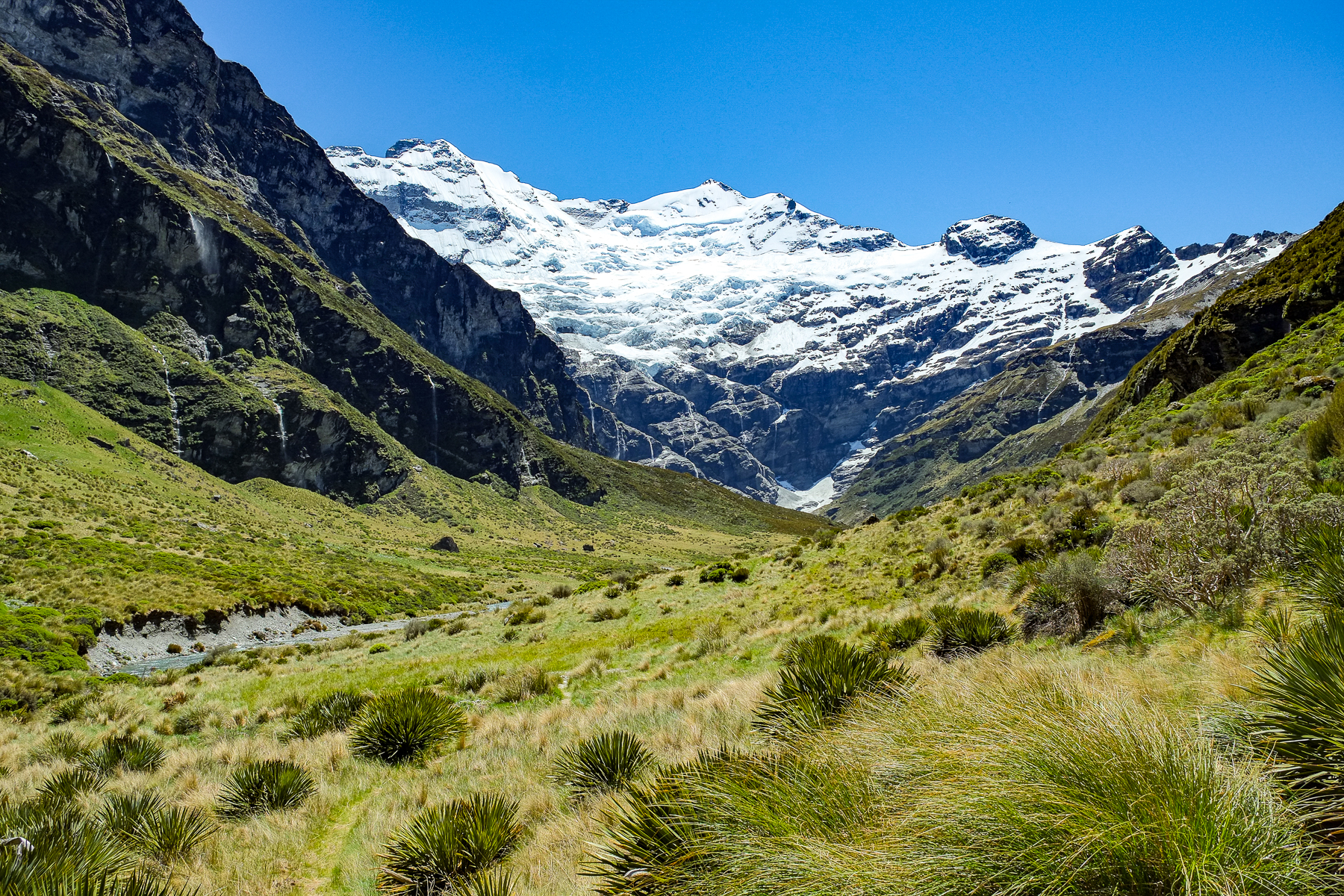 Earnslaw Burn Valley in New Zealand