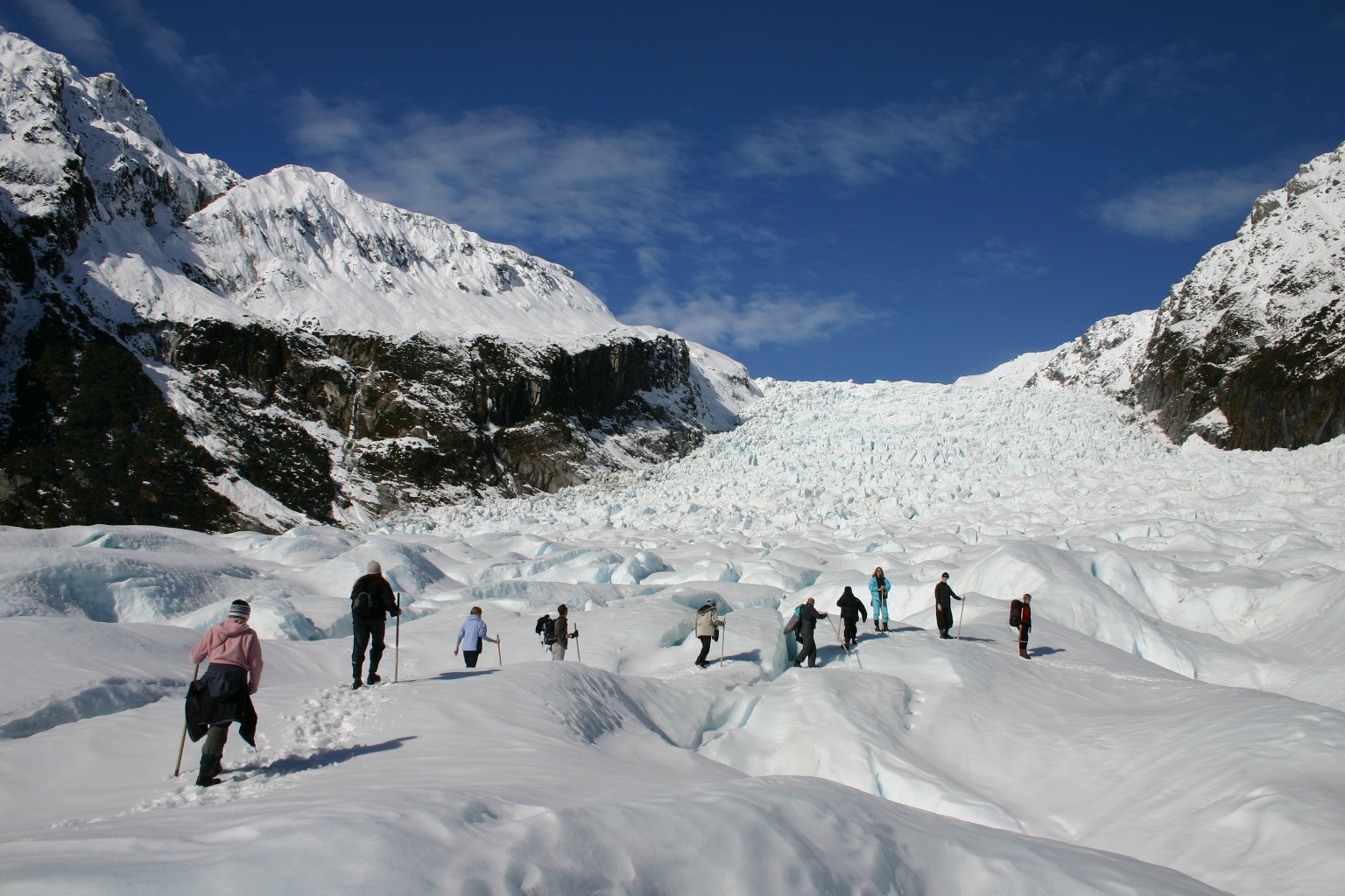 Fox Glacier in New Zealand's South Island