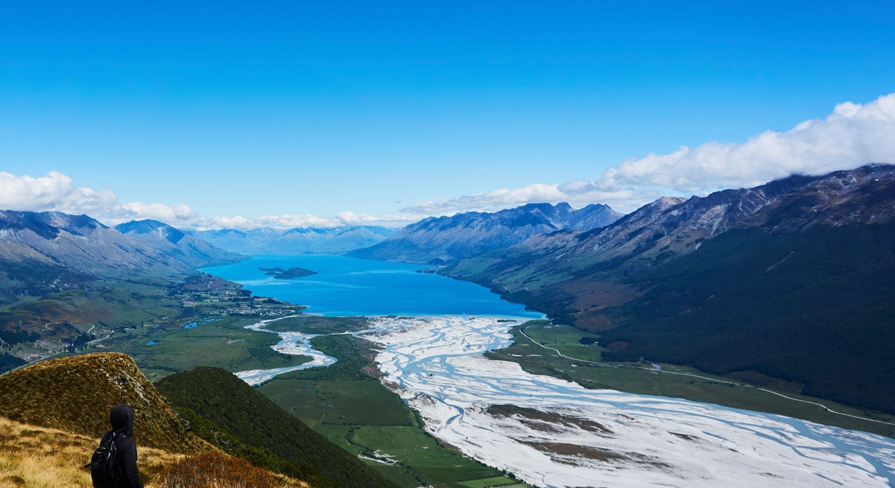 Views over Glenorchy from Mount Arthur