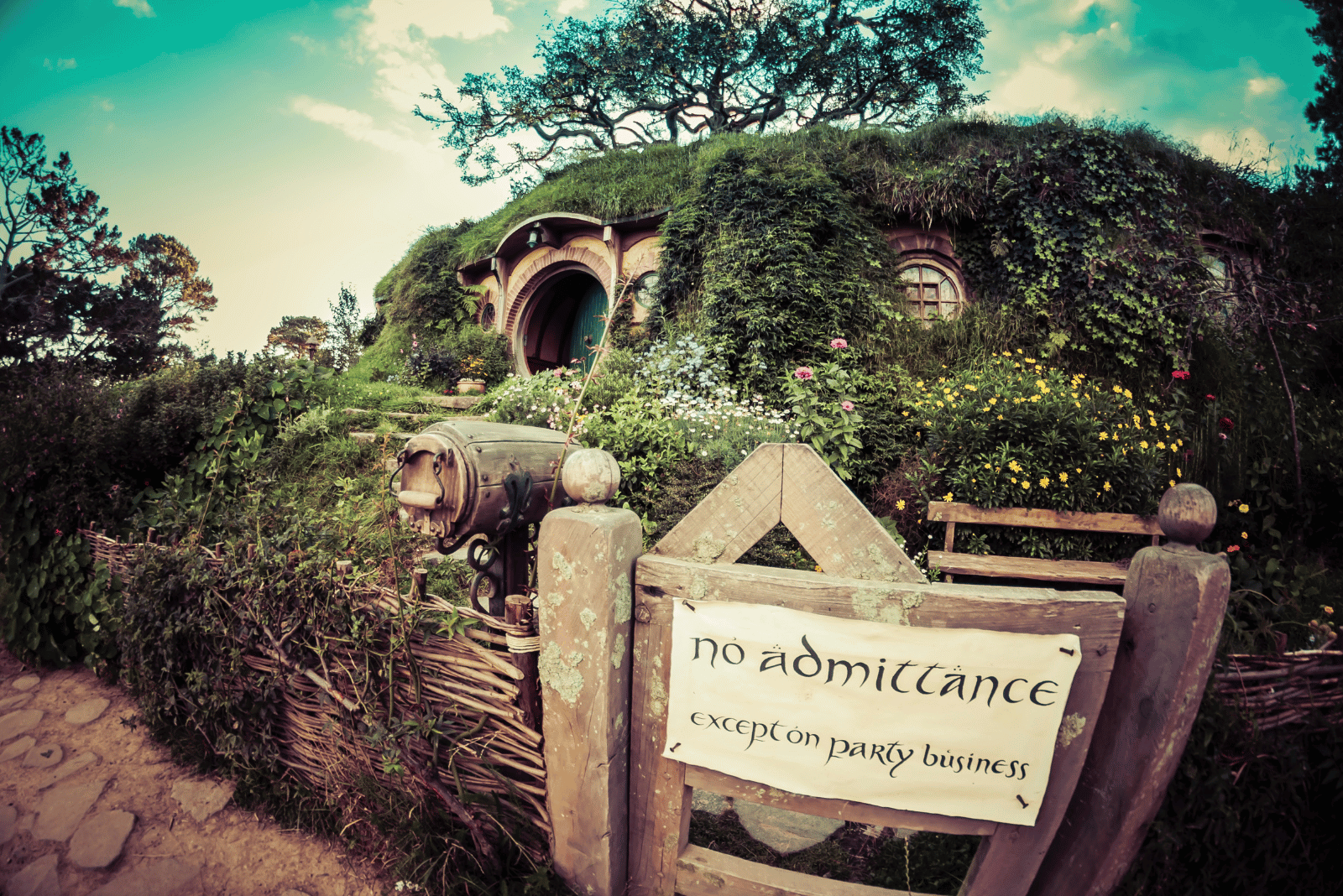 Visit the Hobbiton movie set in New Zealand