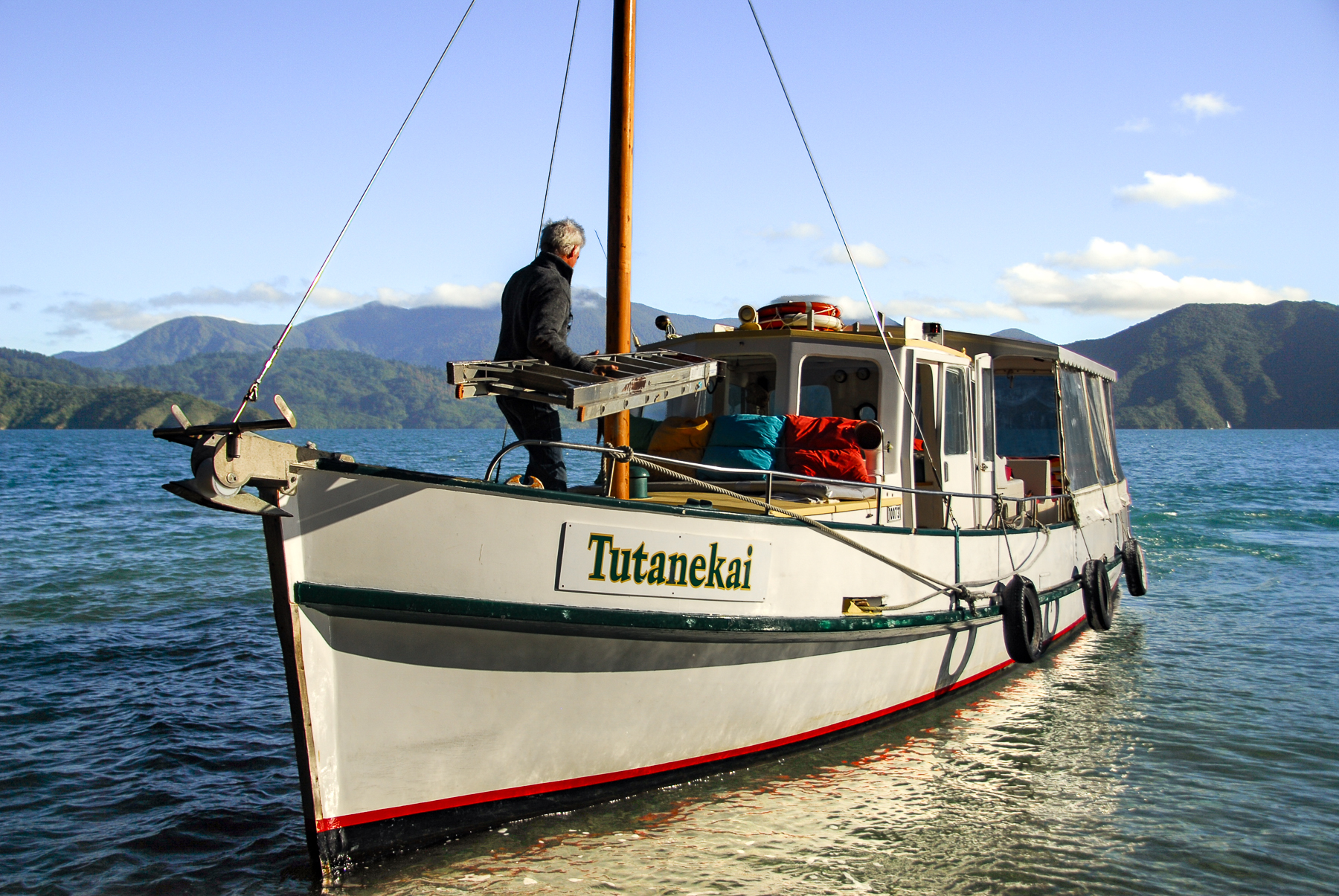 Tutanekai private yacht in New Zealand