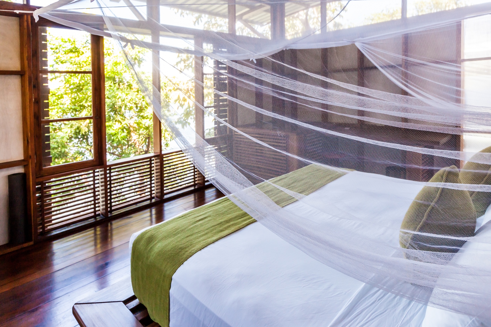 Bedroom at Jicaro Island Lodge