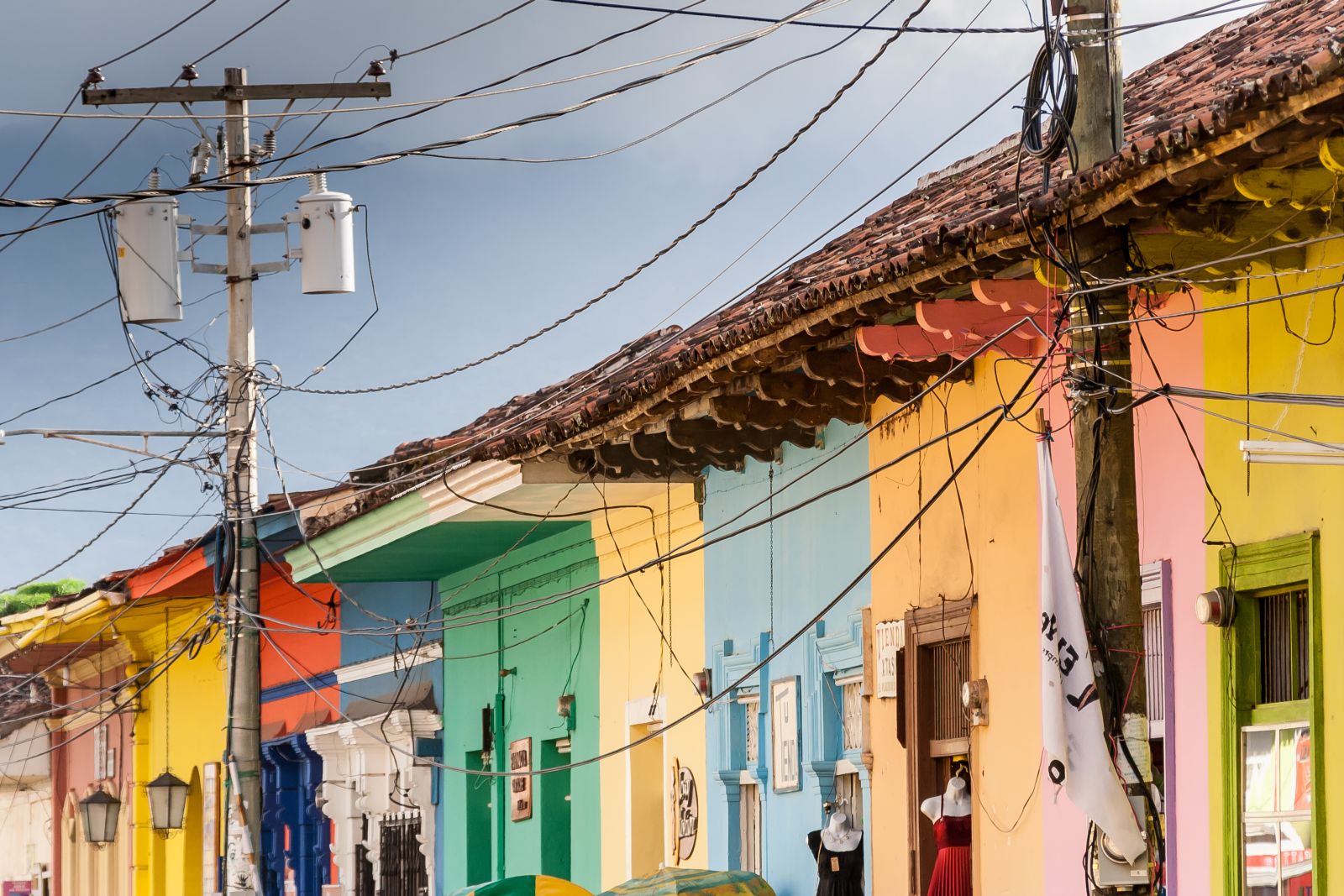 Street scene in Granada, Nicaragua