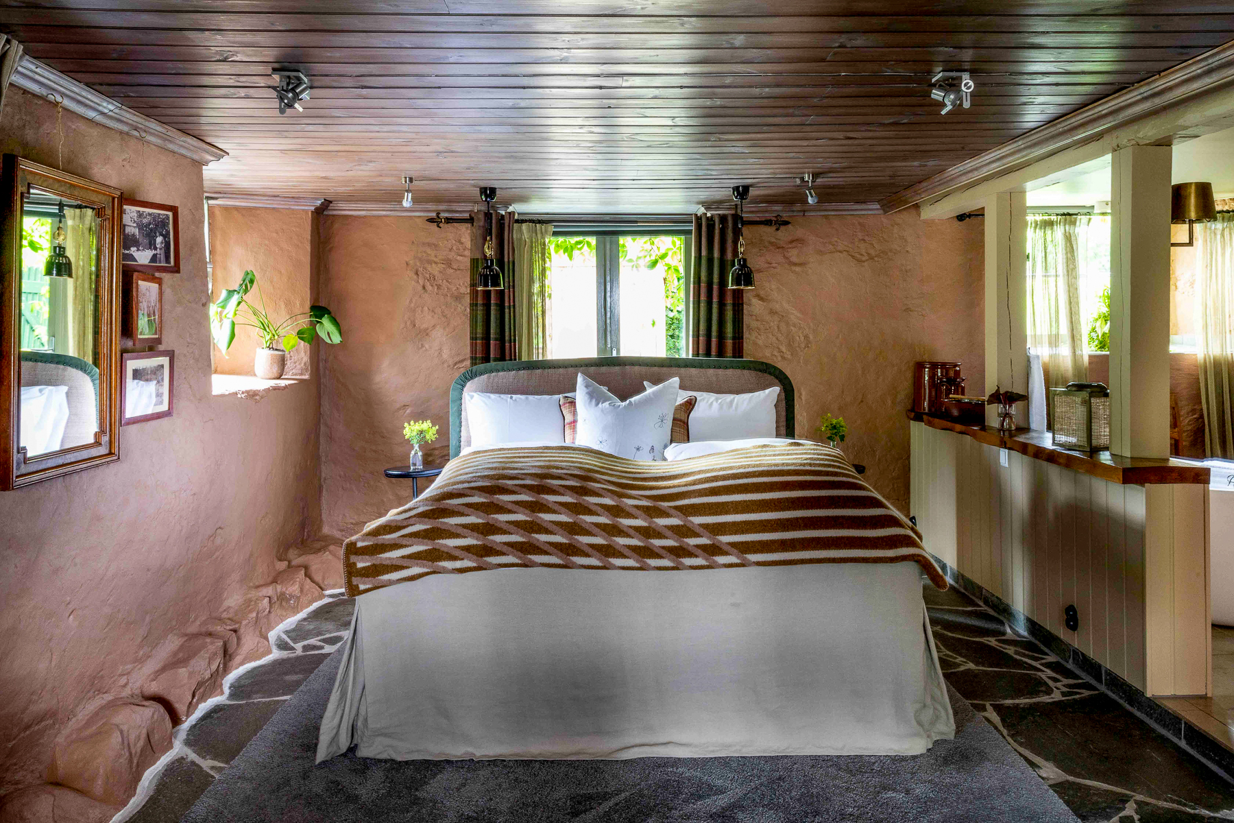 Guets bedroom at Amot in Norway