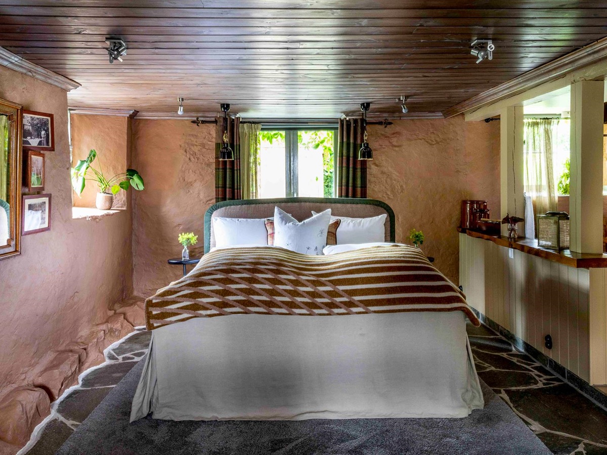 Guets bedroom at Amot in Norway