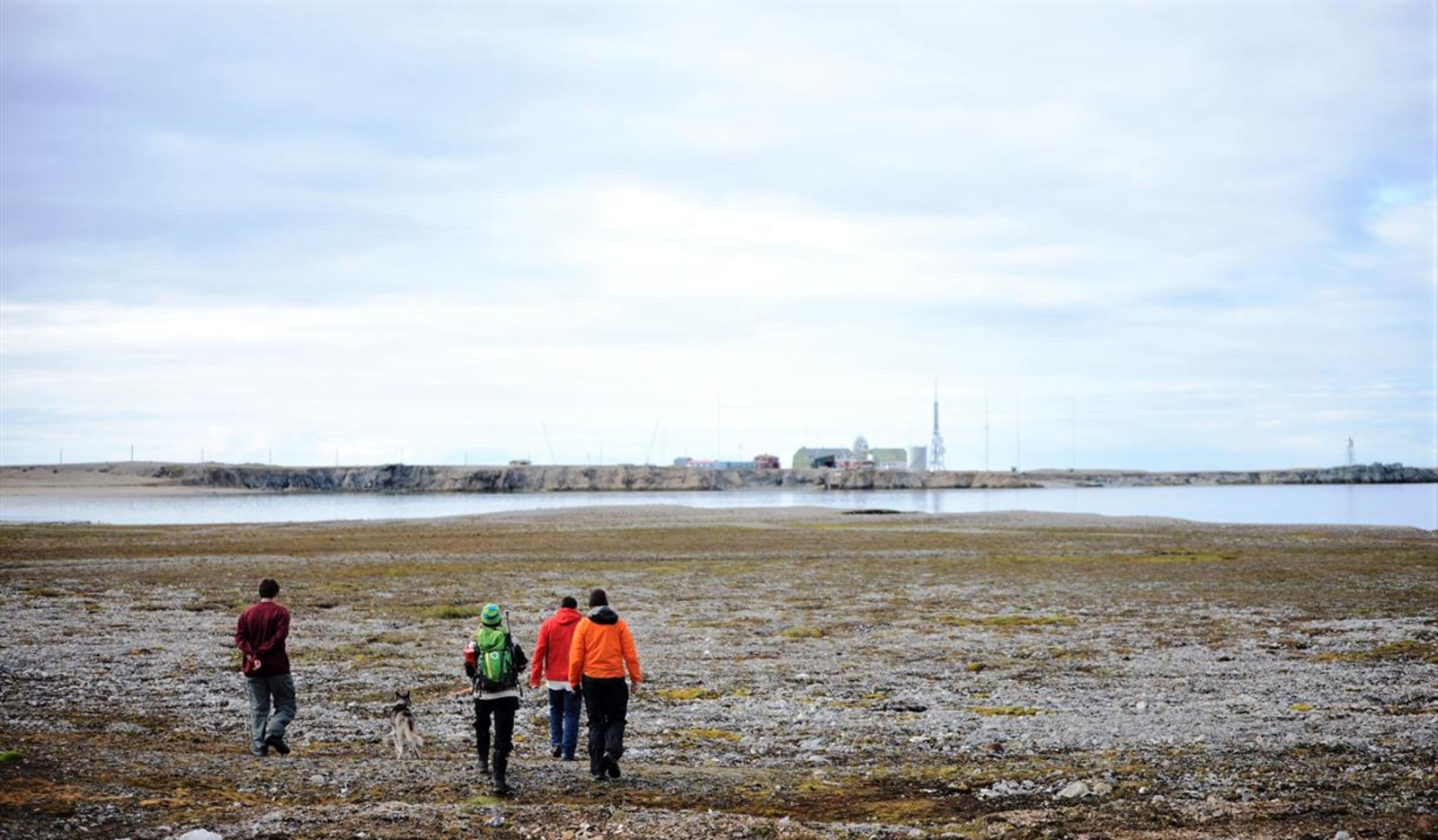 Hiking to Basecamp Isfjord Radio Adventure Hotel in Svalbard Norway