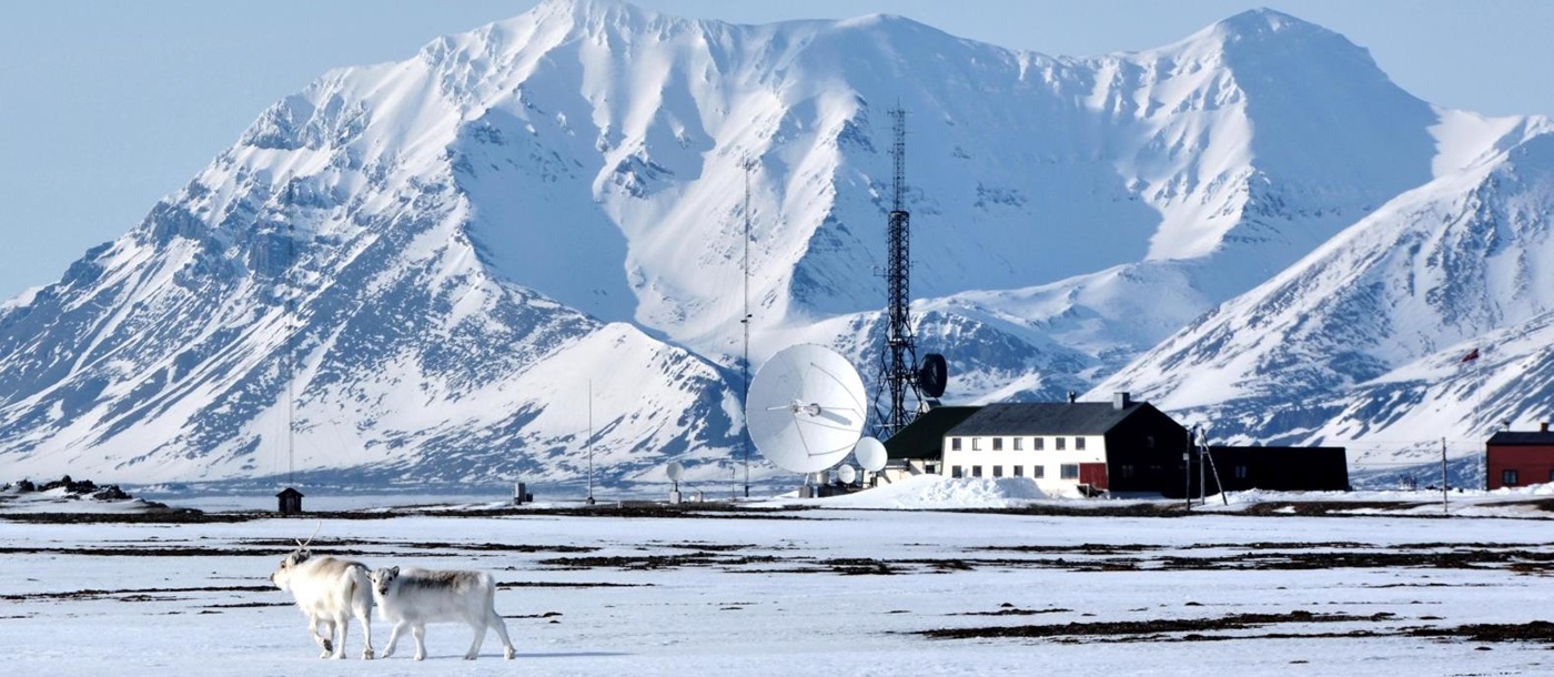 Winter at Basecamp Isfjord Radio Adventure Hotel in Svalbard Norway