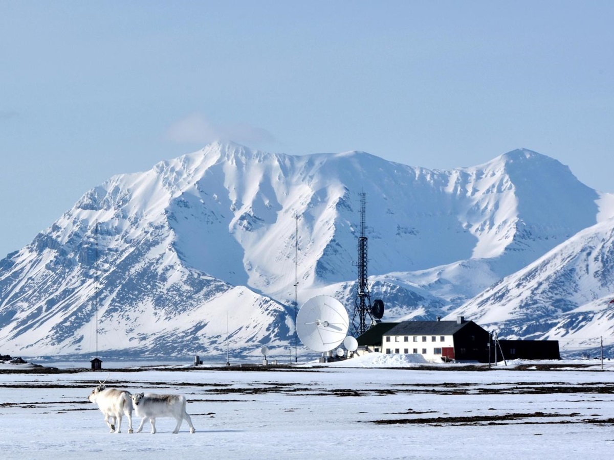Winter at Basecamp Isfjord Radio Adventure Hotel in Svalbard Norway